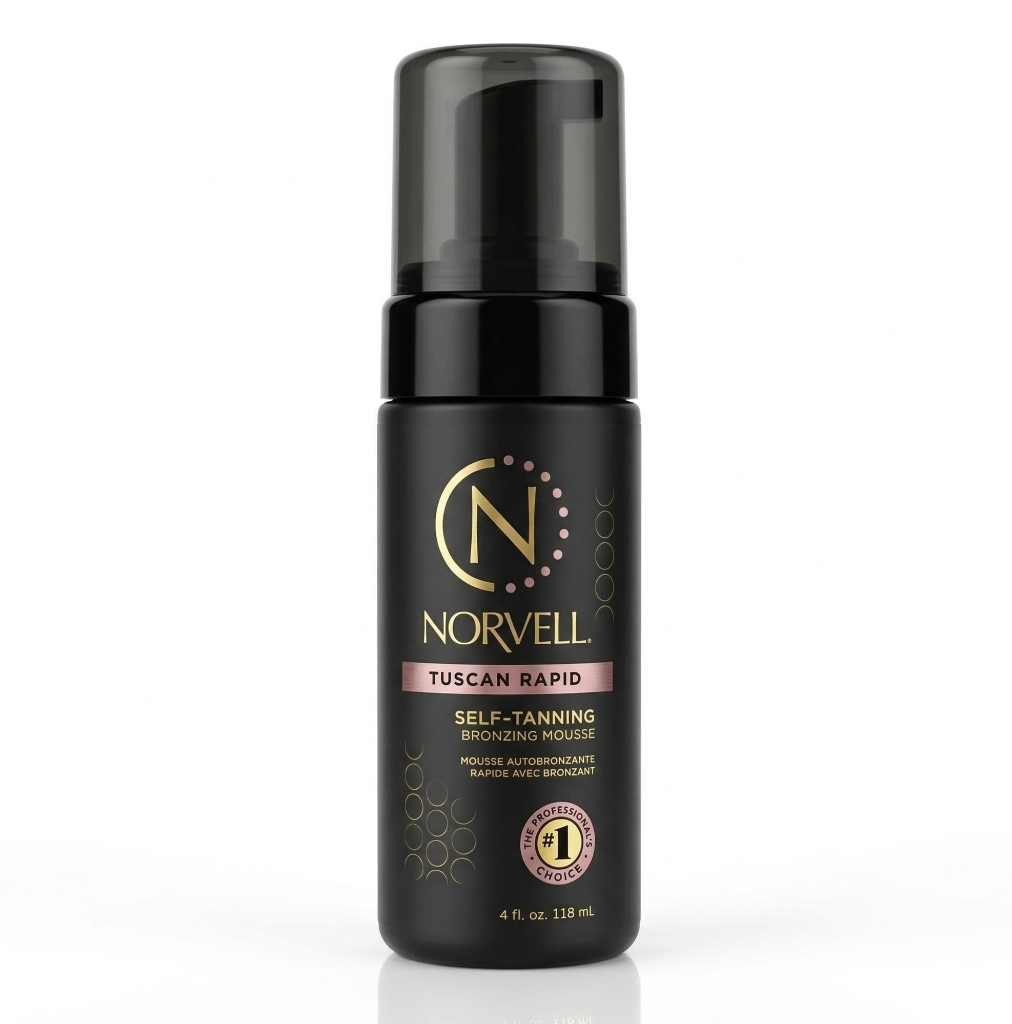 Norvell Tuscan Rapid Mousse Self-Tanner, Professional Sunless Bronzing Formula (Caramel Brown, 4 fl oz) efh9e