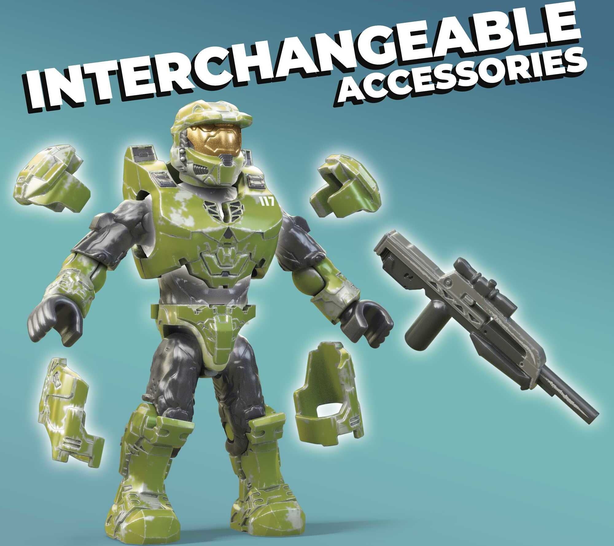 MEGA Halo Infinite Hijacked Ghost 2-in-1 Building Set (123 Pieces) lje0u