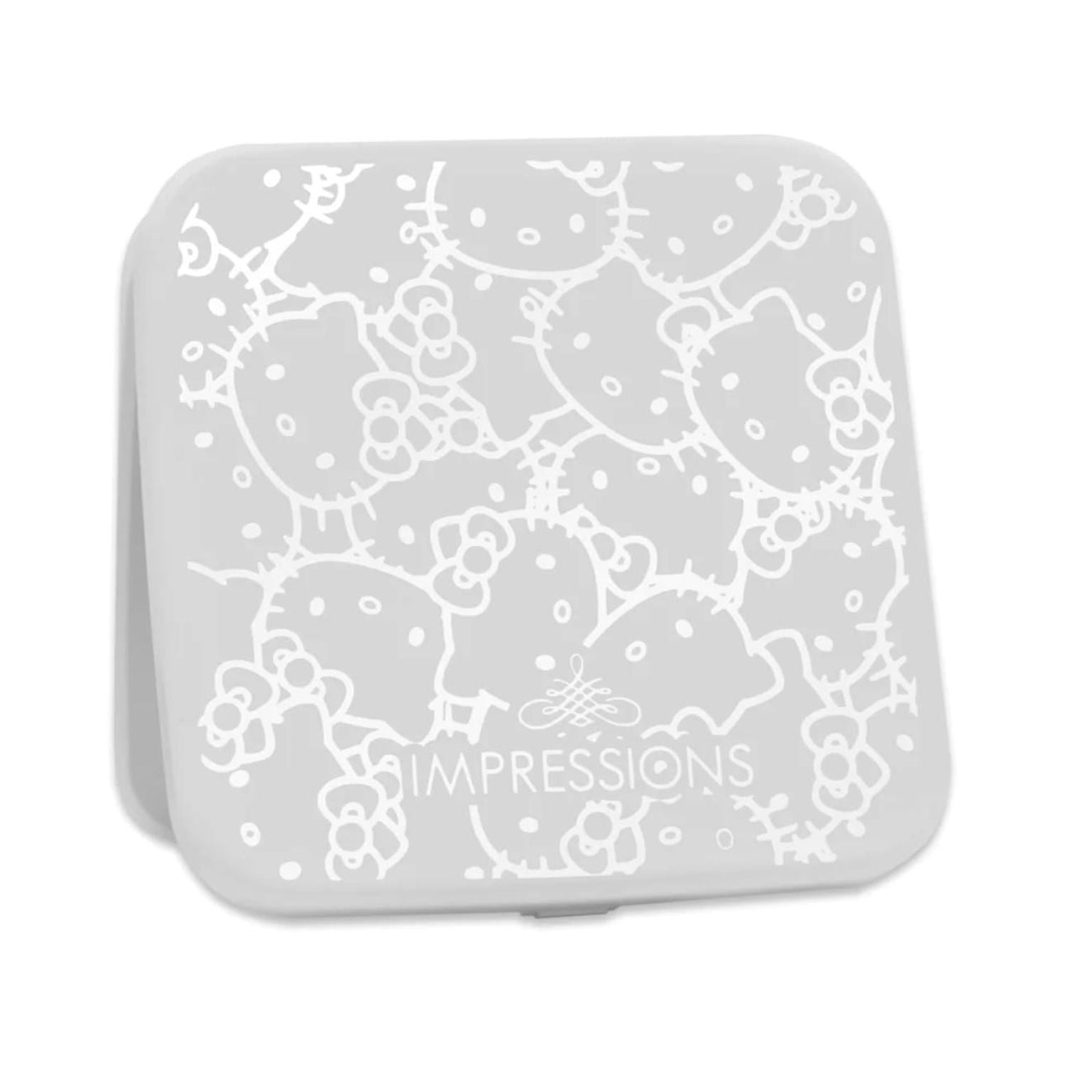 Impressions Vanity Hello Kitty LED Compact Mirror with 2X Magnification (White, 3.5 in) 5w8zx