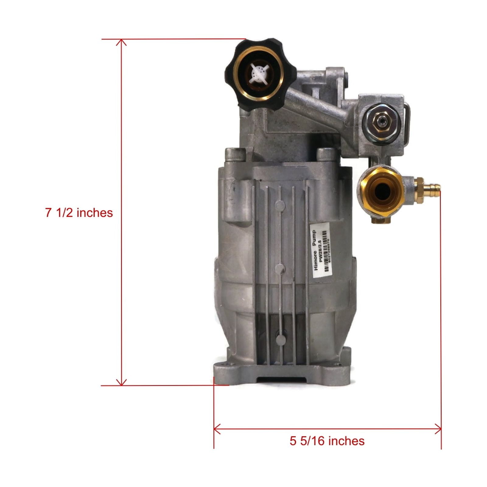 The ROP Shop Horizontal Pressure Washer Pump 3000 PSI Replacement for Craftsman (3/4 in Shaft) yqcqj