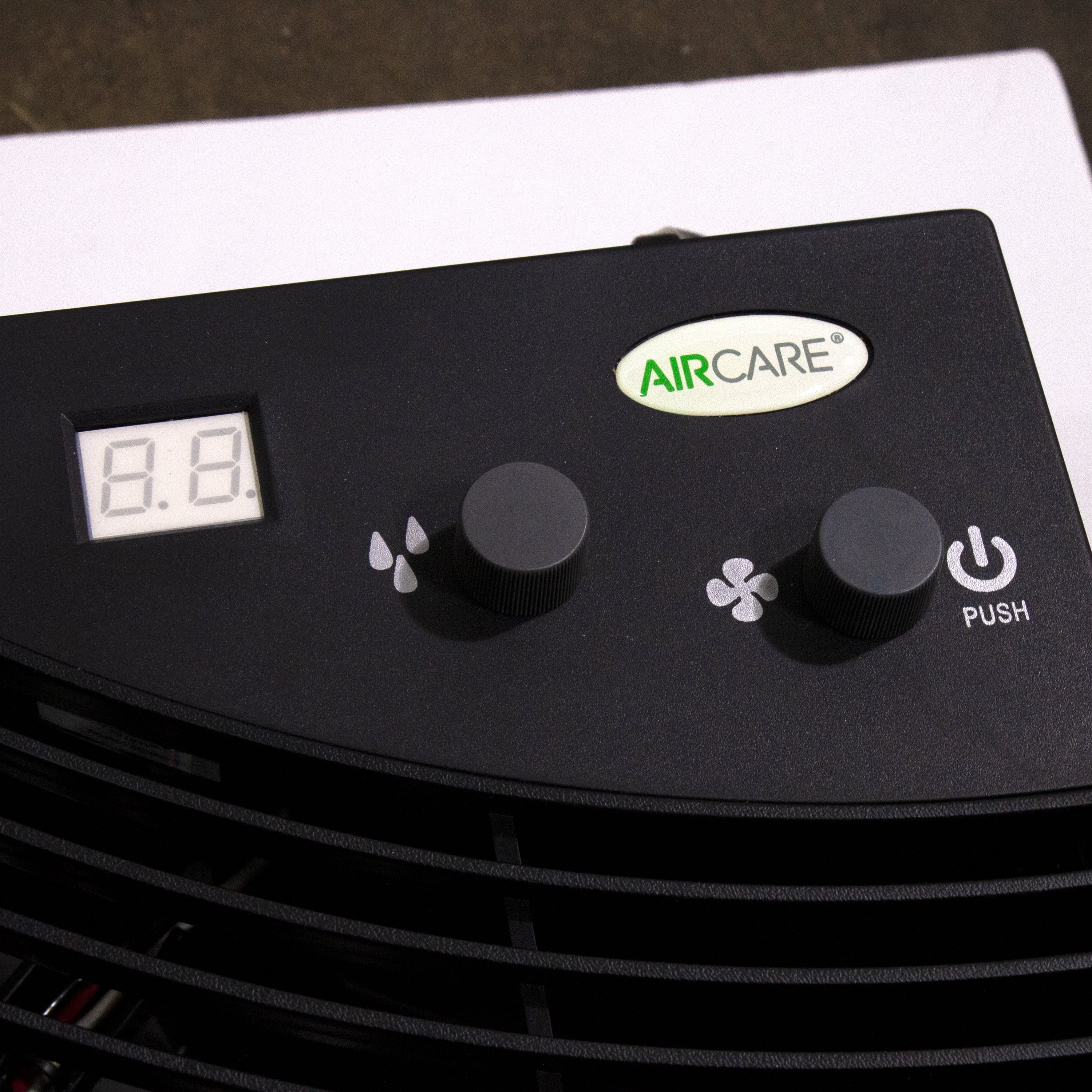 AIRCARE H12-400HB Whole-House Evaporative Humidifier with Comfort Sensor (Oak Burl, 3700 sq ft) ebbhi