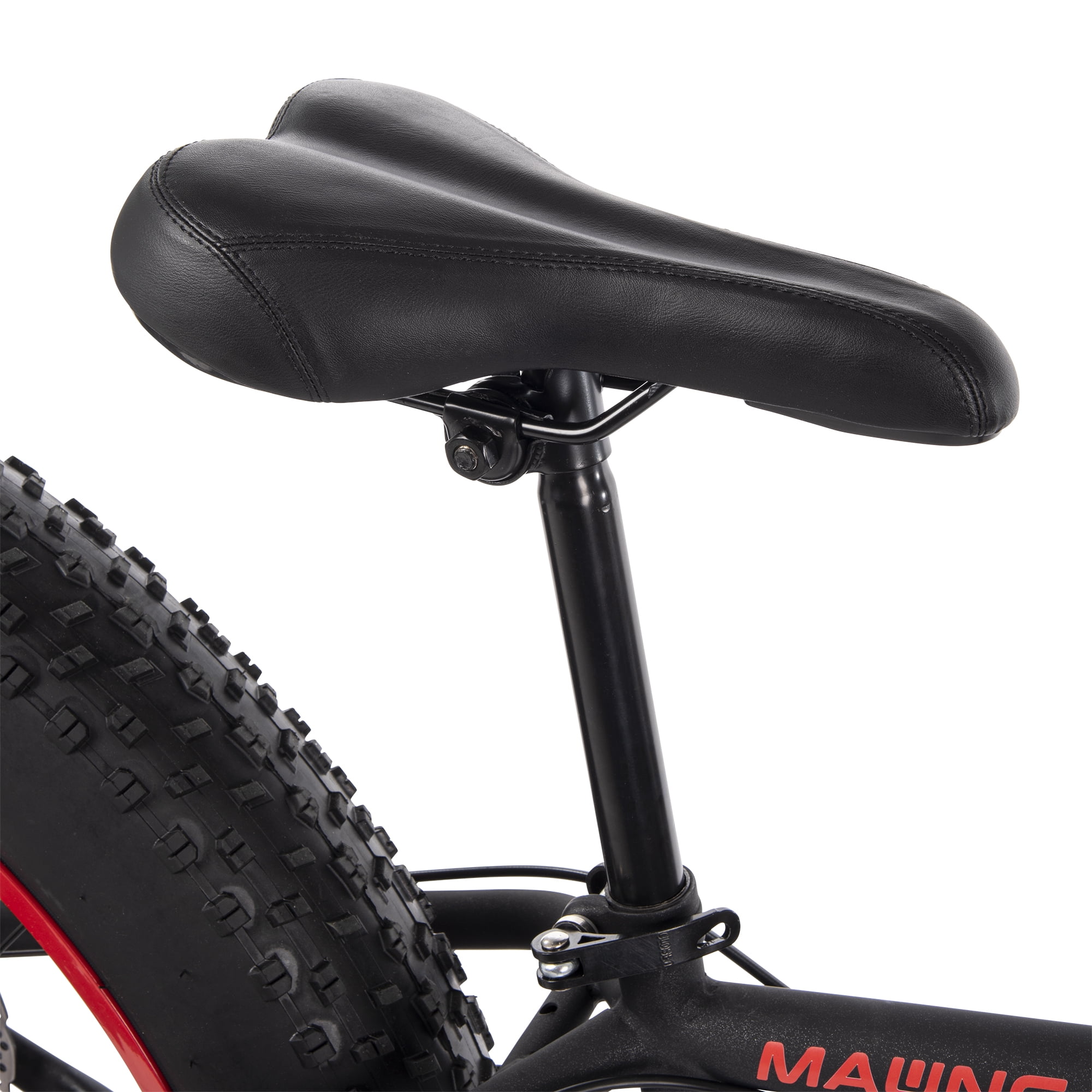 Huffy Maunga Fat Tire Mountain Bike, Durable Steel Frame, 7-Speed Shimano Drivetrain, Disc Brakes (Black/Red, 26 in) m5cel - Image 7