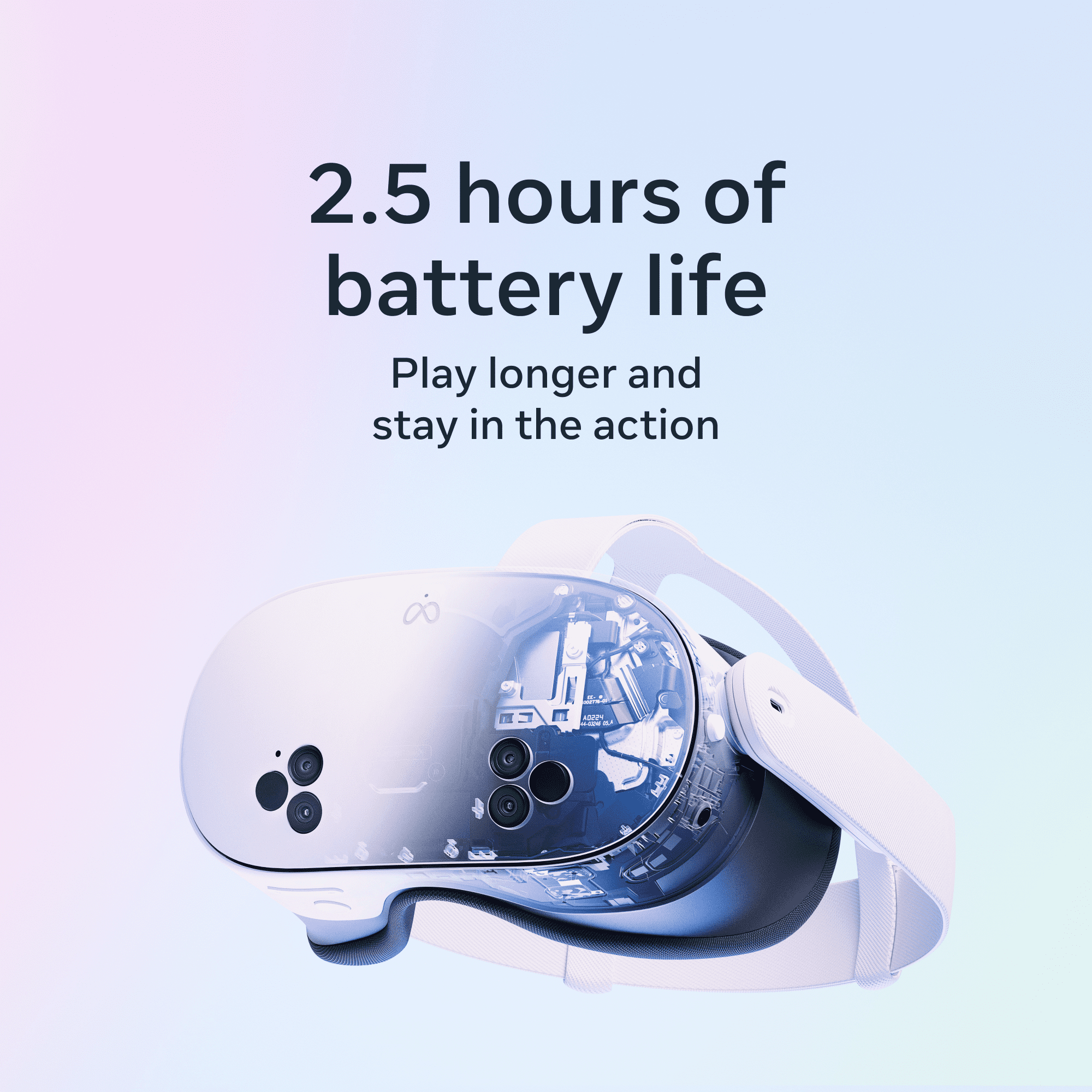 Meta Quest 3S VR Headset with 128GB Storage (White) hbjar