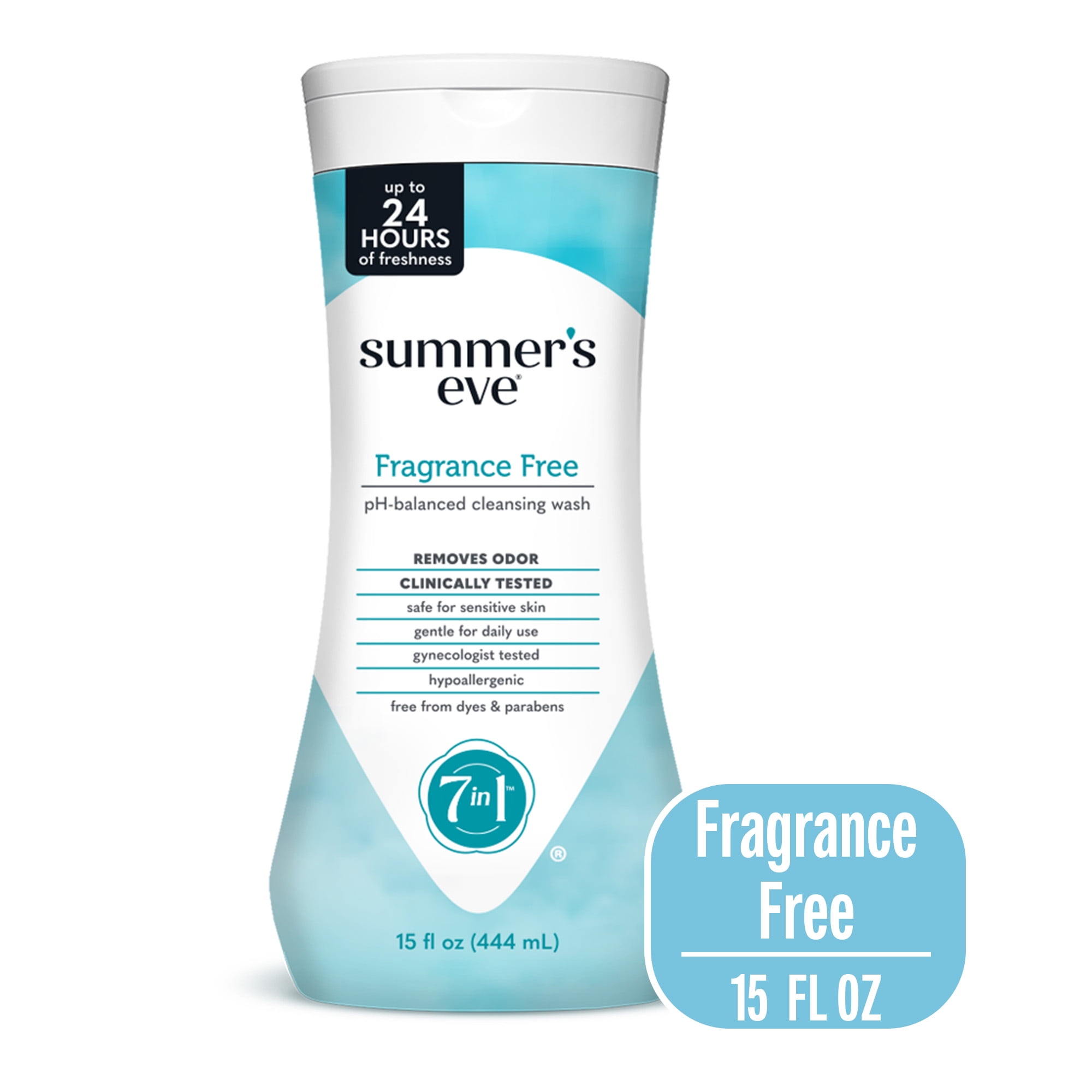 Summer's Eve Fragrance Free Daily Feminine Cleansing Wash (Sensitive Skin, 15 oz) h8i96