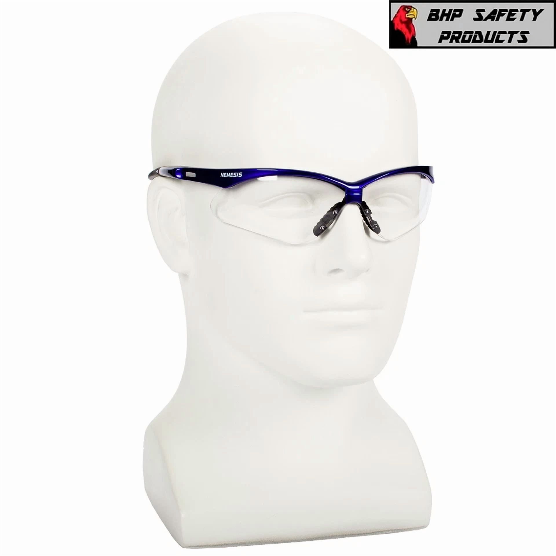 YANI Kleenguard Nemesis Safety Glasses with Anti-Fog Lens (Clear, 3 Pair Pack) kk4jj