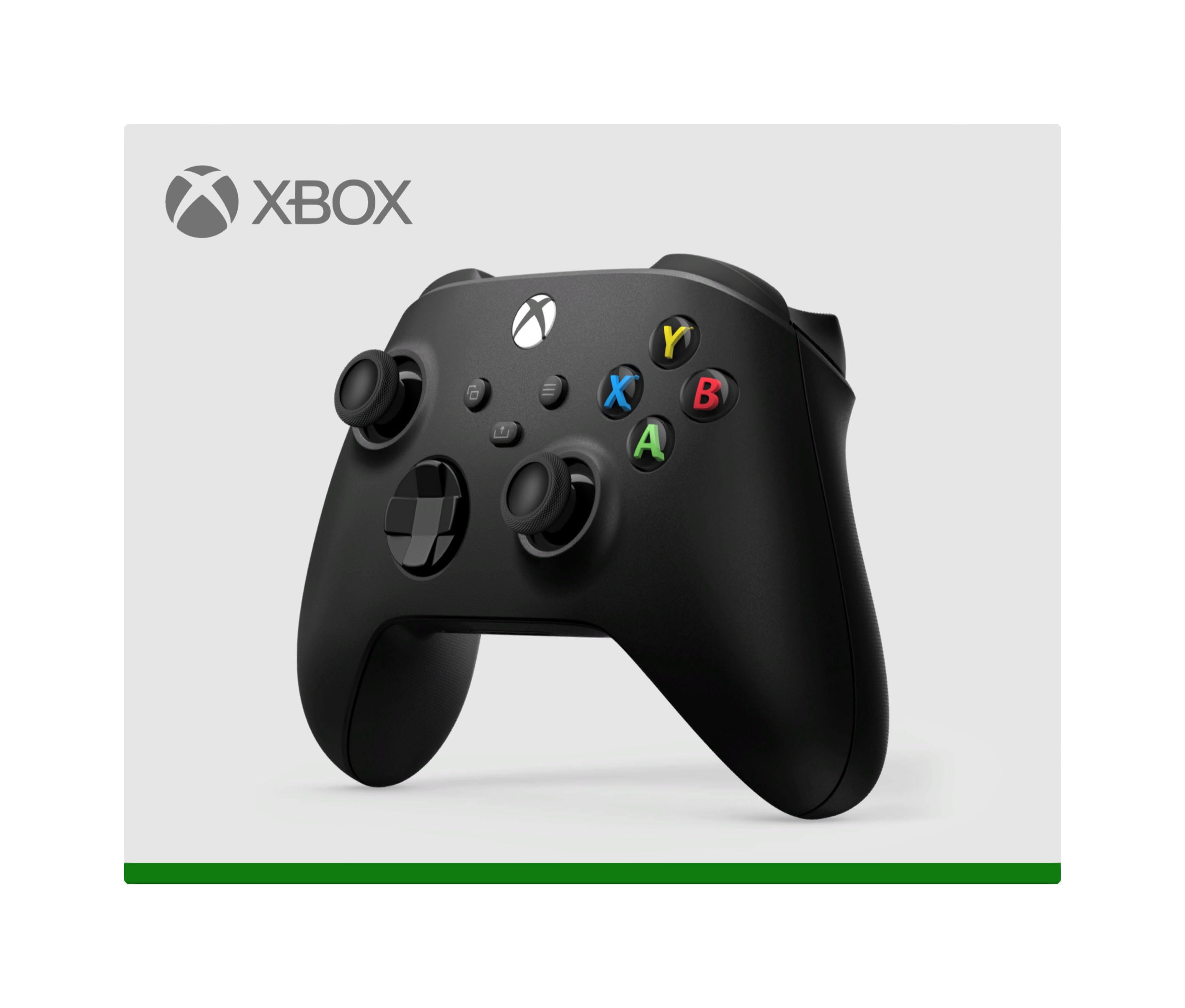 XBOX Wireless Controller Carbon Black for Series X|S, One, and PC (Carbon Black, 1 Count) 0fqdw