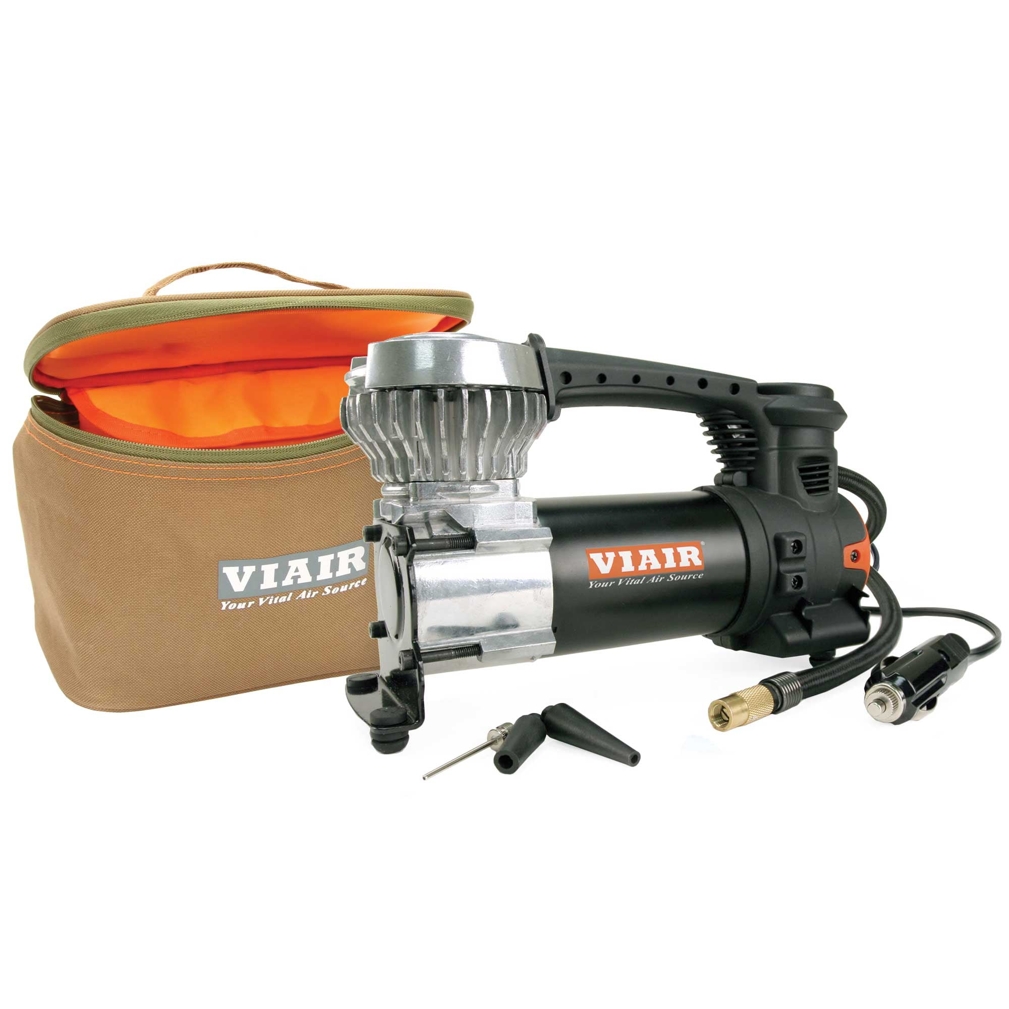 VIAIR 85P Portable 12V Air Compressor Kit (60 PSI, for Tires up to 31 in) qhdi6
