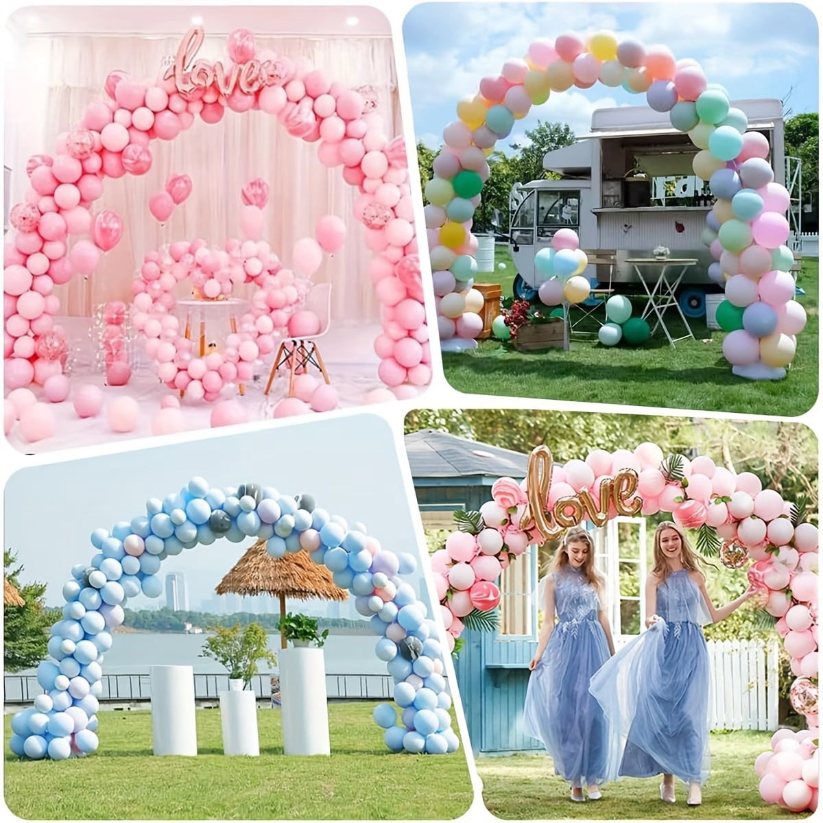 HzHzhen69 Adjustable Balloon Arch Kit for Party Decorations (10 ft Wide) cvdwb