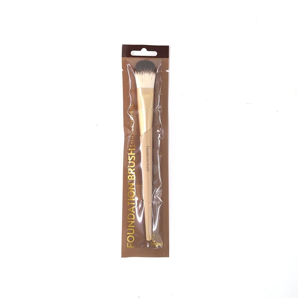Walmart Foundation Makeup Brush for Smooth Even Complexion (Gold, 1 Count) sgzoj