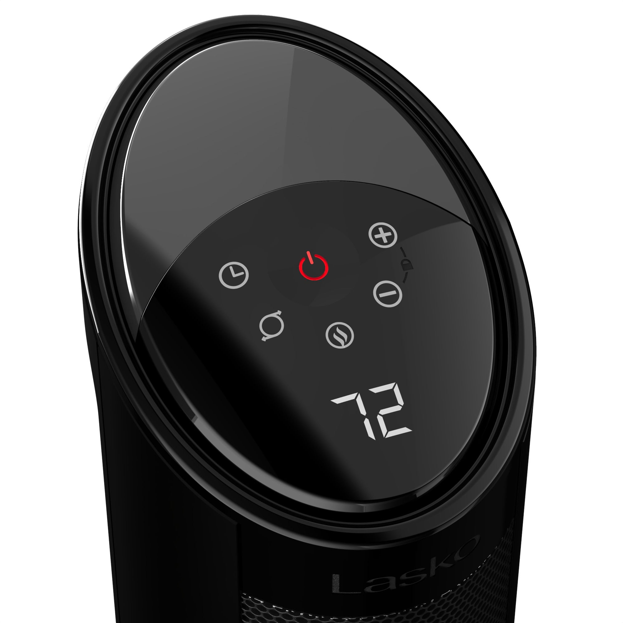 Lasko Oscillating Ceramic Tower Space Heater with Remote Control and Programmable Timer (Black, 22 in) mhvff