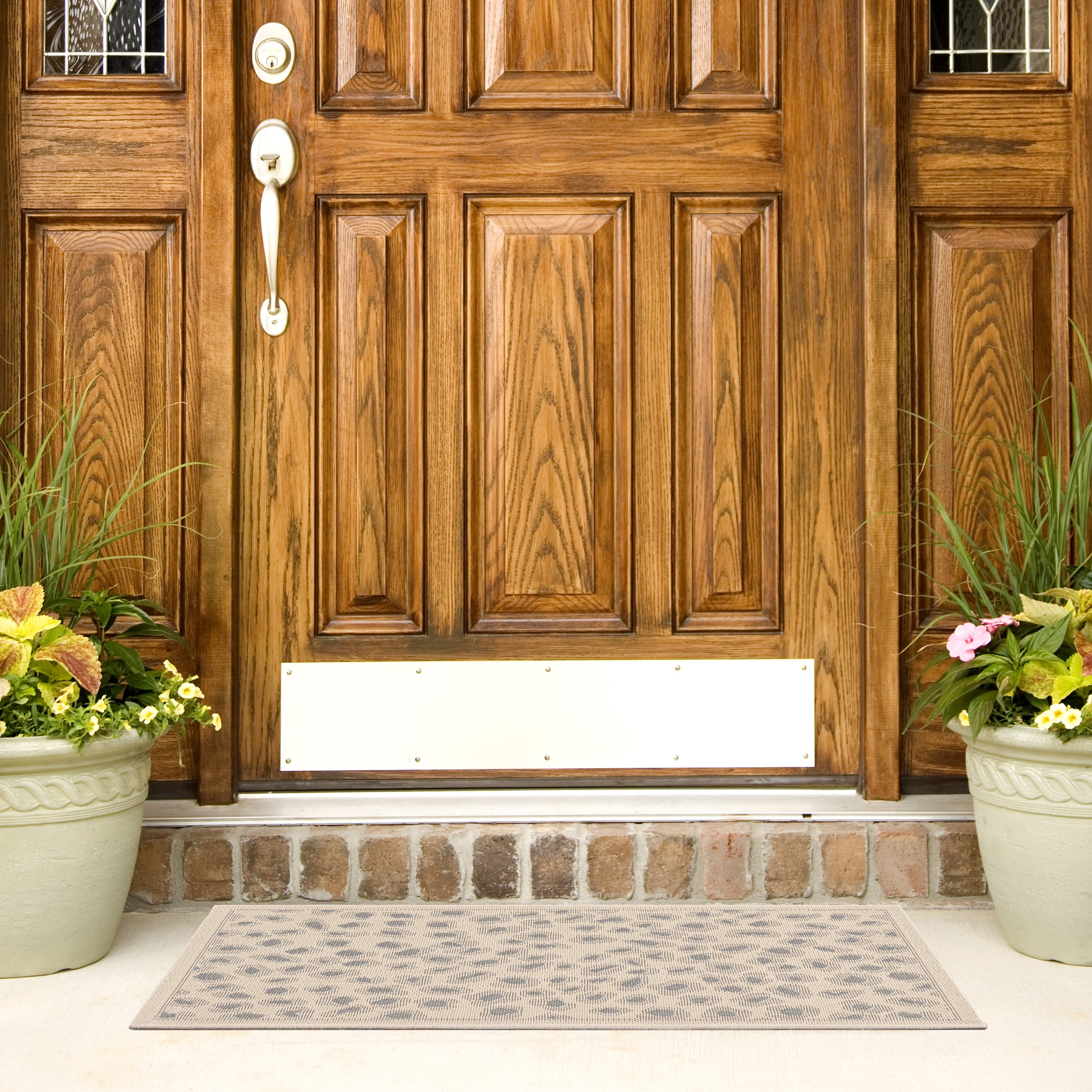 Safavieh Courtyard Camille Spotted Indoor/Outdoor Area Rug (Beige/Gold, 5 ft 3 in x 7 ft 7 in) f922z