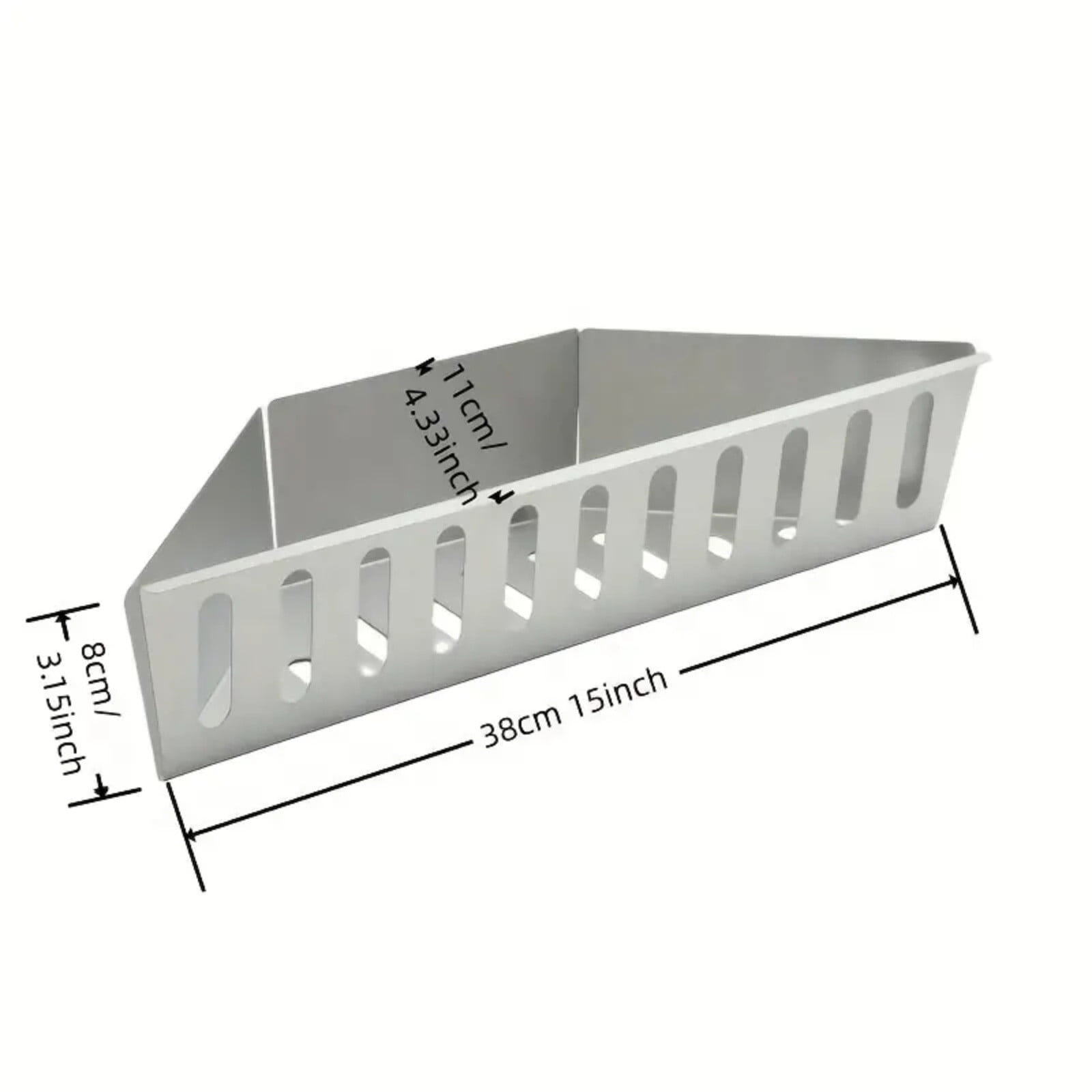MORESEC Charcoal Grill Baskets (2 Pack, 15.16 in x 4.33 in x 2.95 in) c1uej
