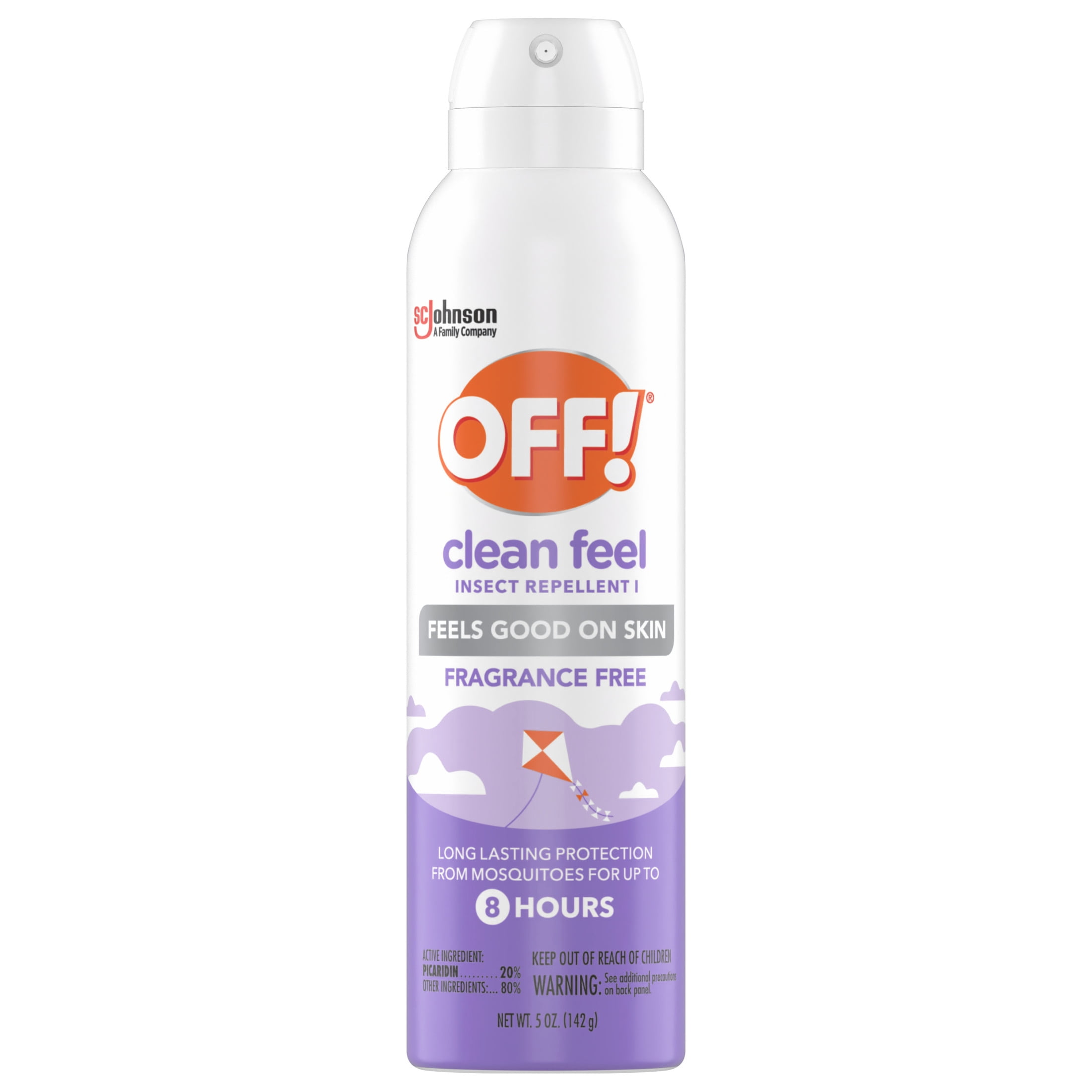 OFF! Clean Feel Picaridin Insect Repellent Spray, Non-Greasy Mosquito and Tick Protection (5 oz) a5wy8