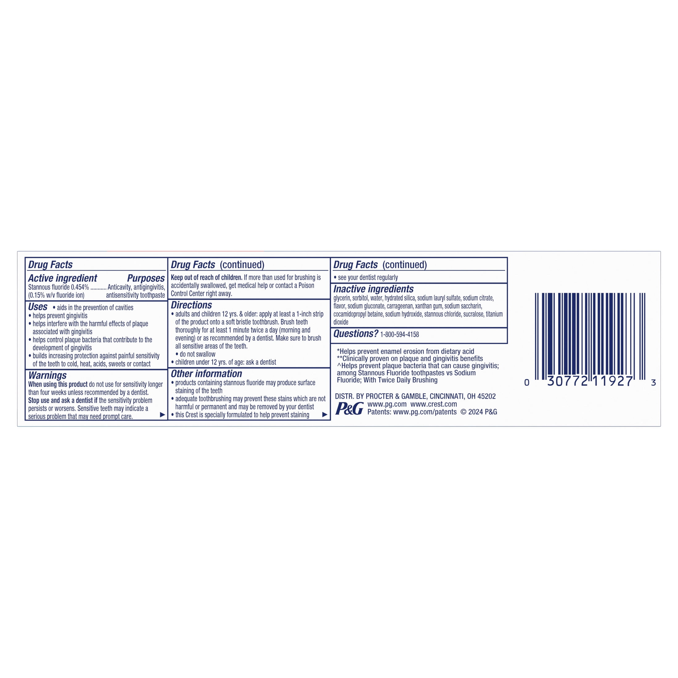 Crest Pro-Health Advanced Max Cavity & Erosion Prevention Toothpaste (White, 5.1 oz) xuswo