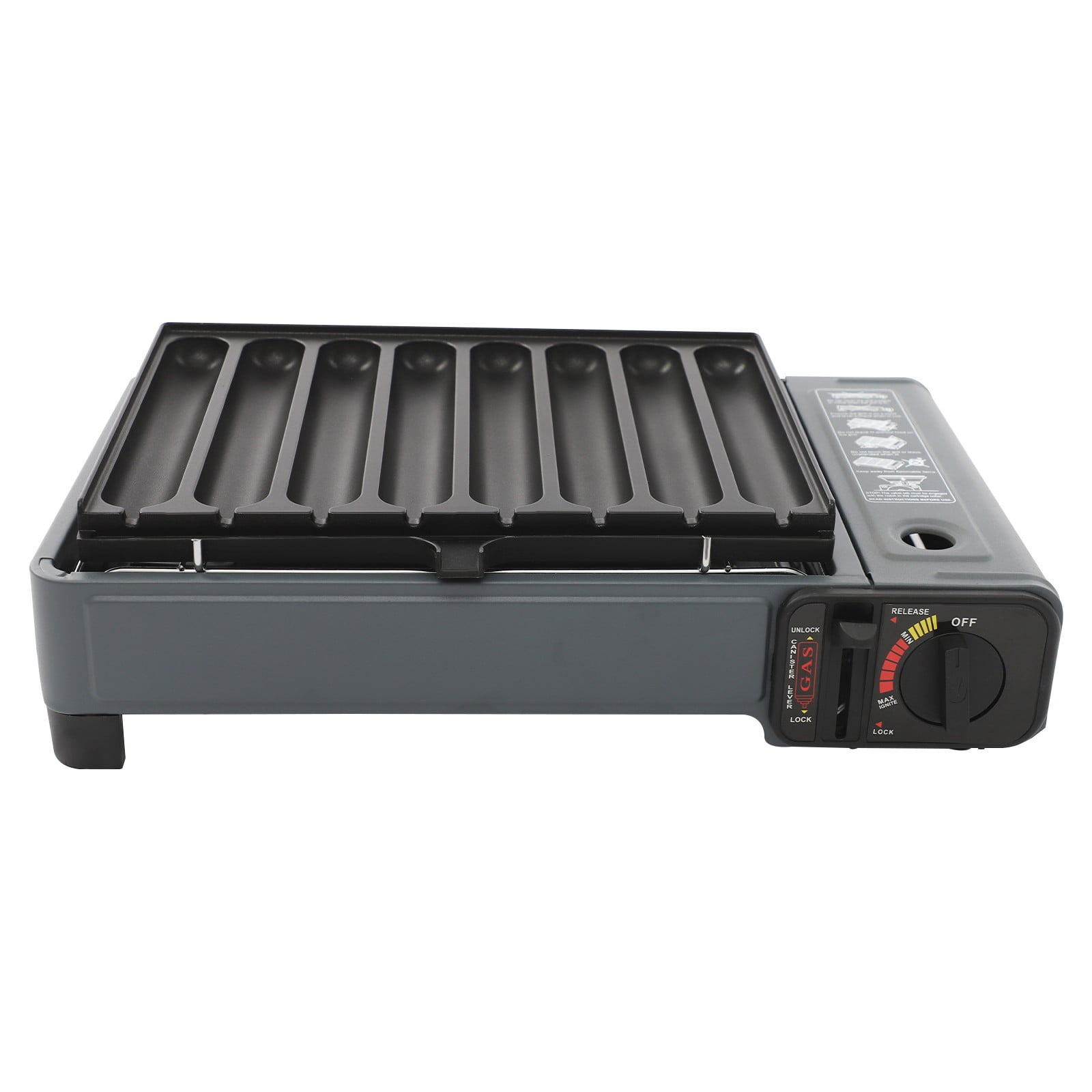 Generic Portable Butane Stove Tabletop BBQ Grill (Black, 7.5 lb) mrj8c