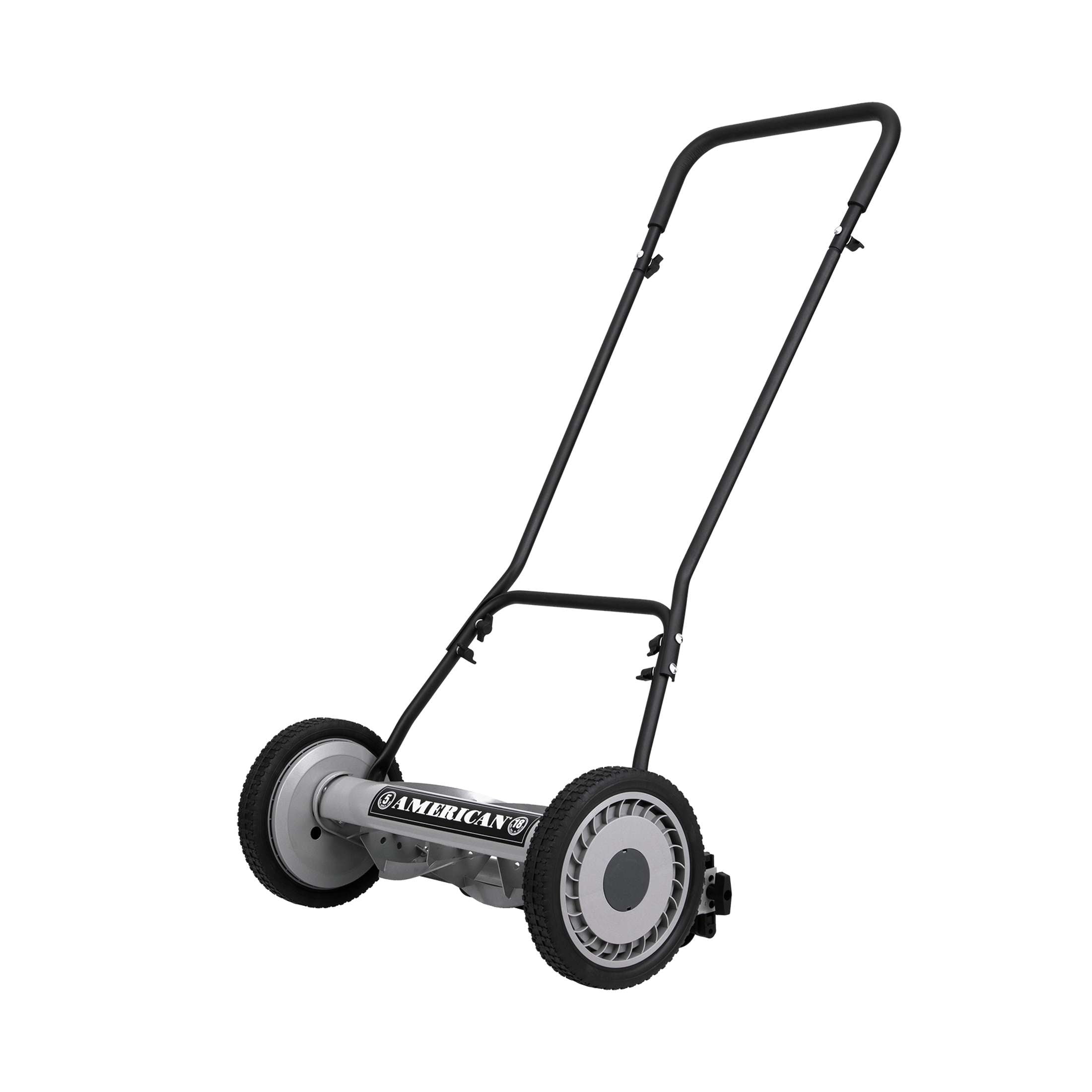 American Lawn Mower 1815-18 Push Reel Mower (Blue, 18 in) pmhhd