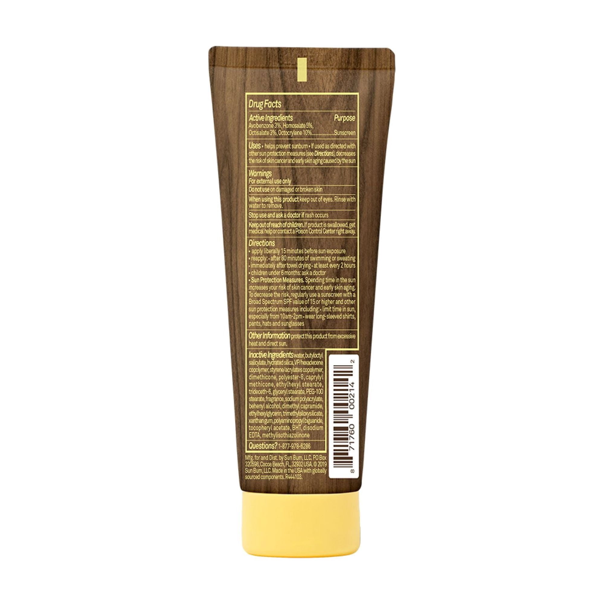 Sun Bum Moisturizing Sunscreen Lotion, Broad Spectrum SPF 30 (1 fl oz) o788i