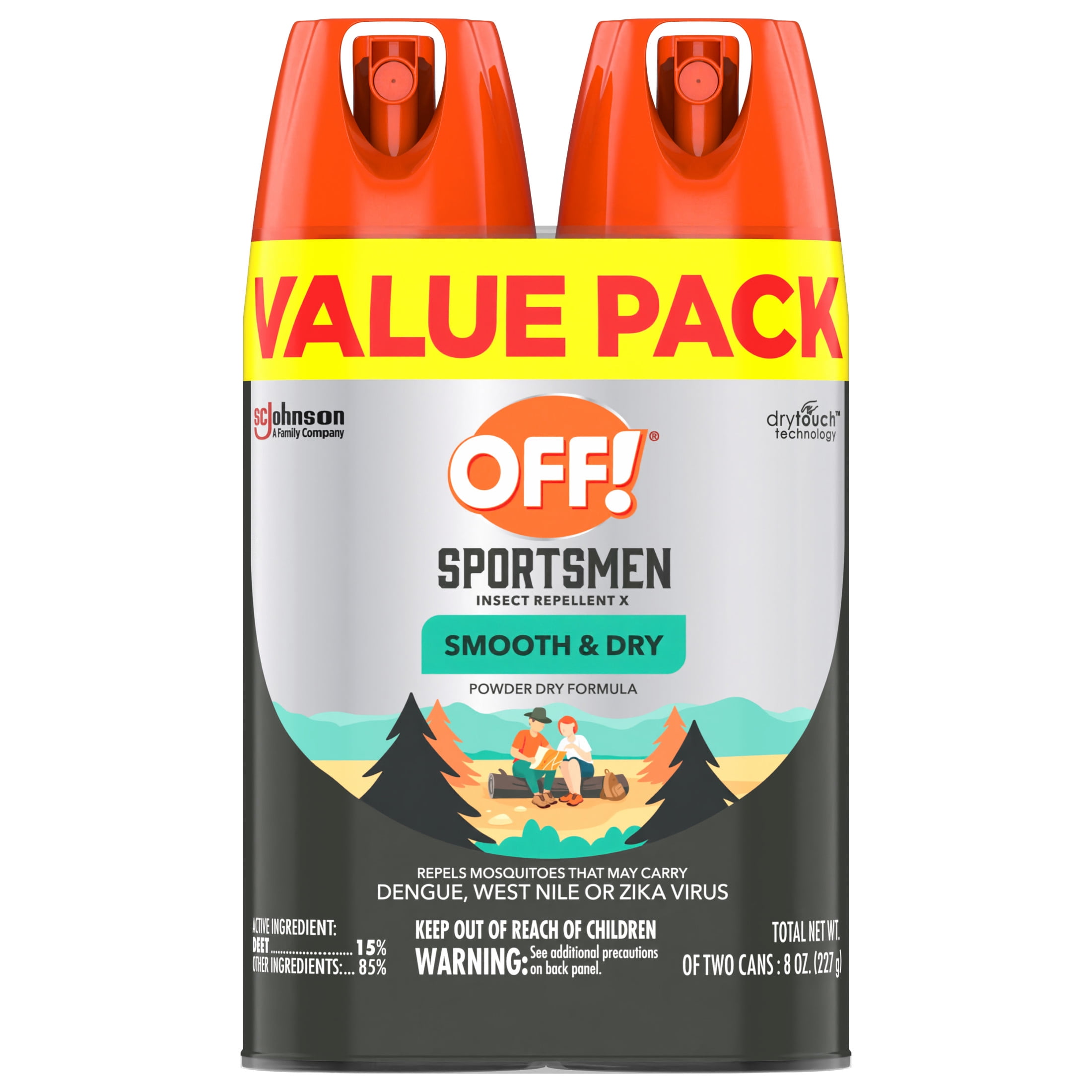 OFF! Family Care Smooth and Dry Insect Repellent, Non-Greasy Formula (4 oz, 2 Count) 4wrhu