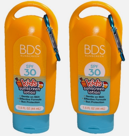 BDS Kids Sunscreen SPF 30 Broad-Spectrum Lotion (White, 1.5 fl oz, 4 Pack) i95kh