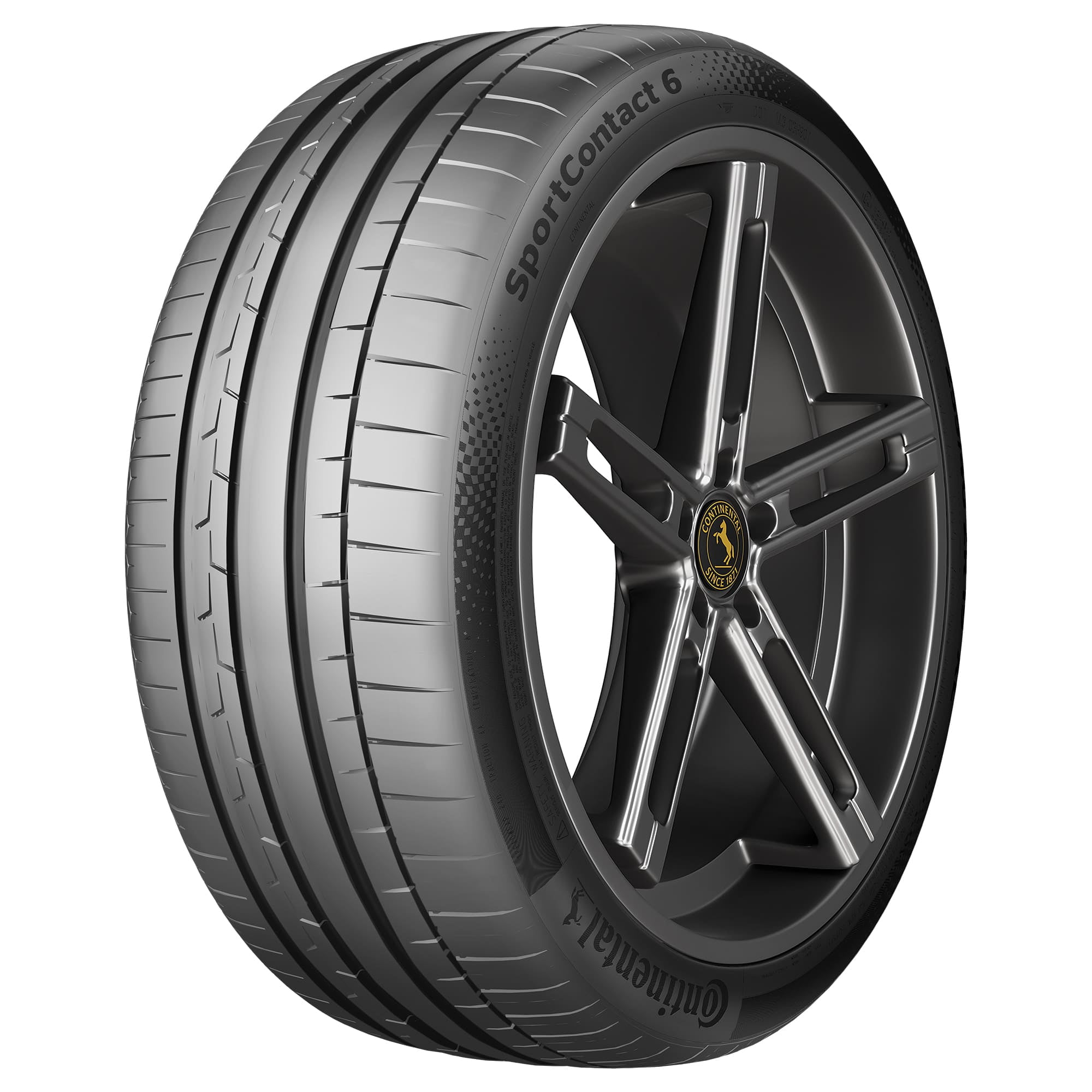 Continental SportContact 6 High-Performance Summer Tire (Black Sidewall, 245/35ZR19 XL) 6mxl6