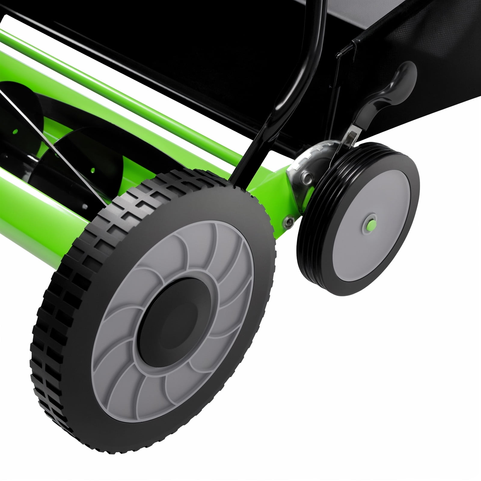 ChicHomey 20-inch Manual Reel Lawn Mower, Adjustable 5-Blade Push Mower for Residential Lawns (Green, 20 in) 5elok