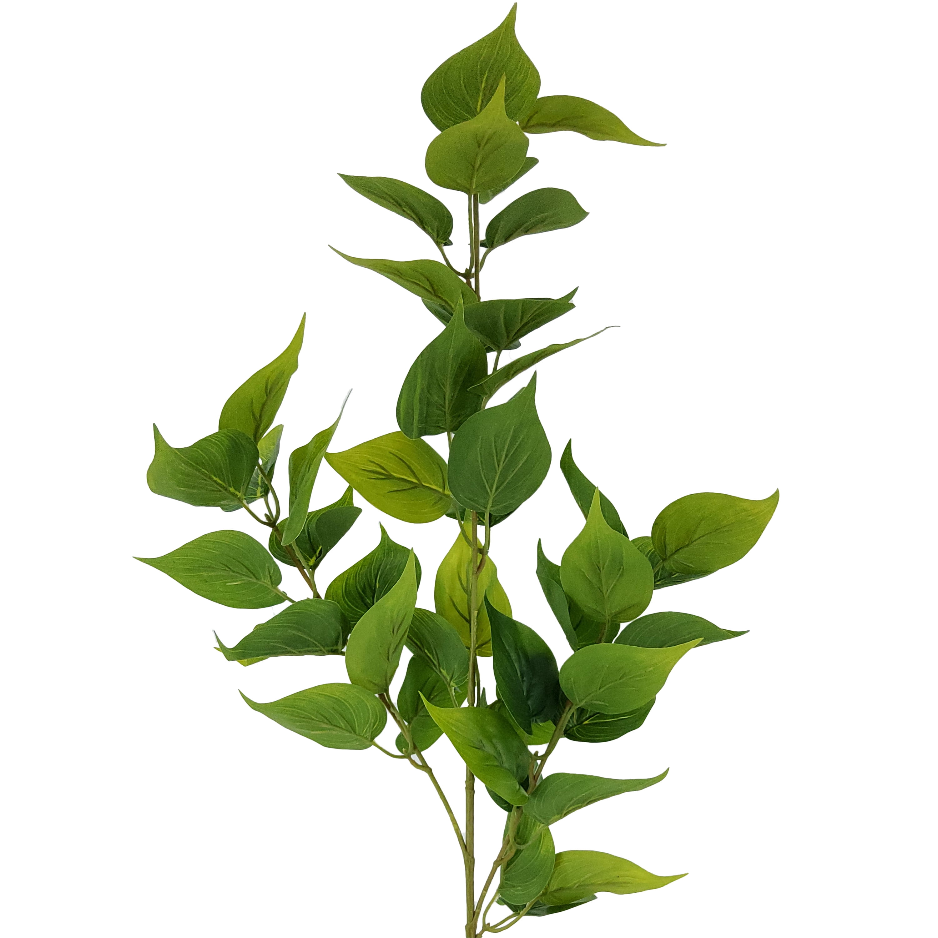 Mainstays Artificial Pothos Greenery Stem for Floral Arrangements and Home Decor (Green, 31 in) lhjzk