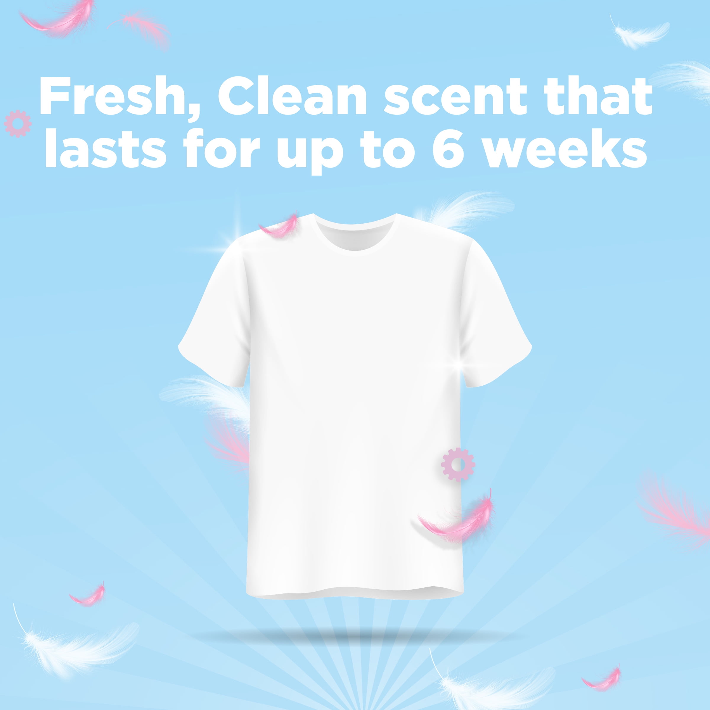Great Value Fabric Softener, Spring Showers Scent, Wrinkle-Reducing Formula (111 fl oz) 9julg
