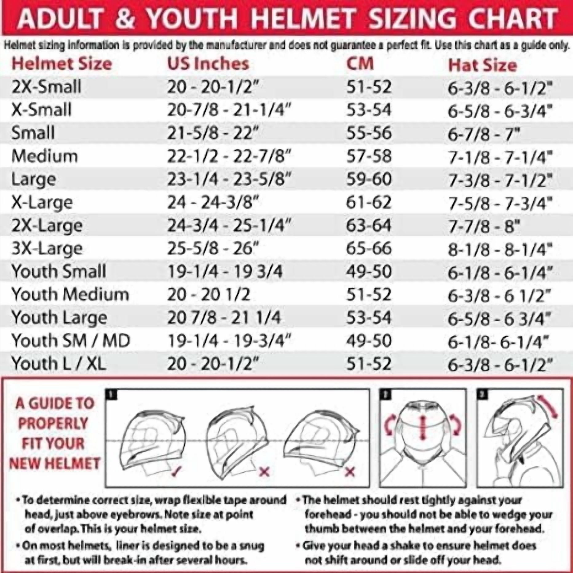 HHH Youth Full Face Dirt Bike Helmet with Visor (Blue, X-Large) ncbr2