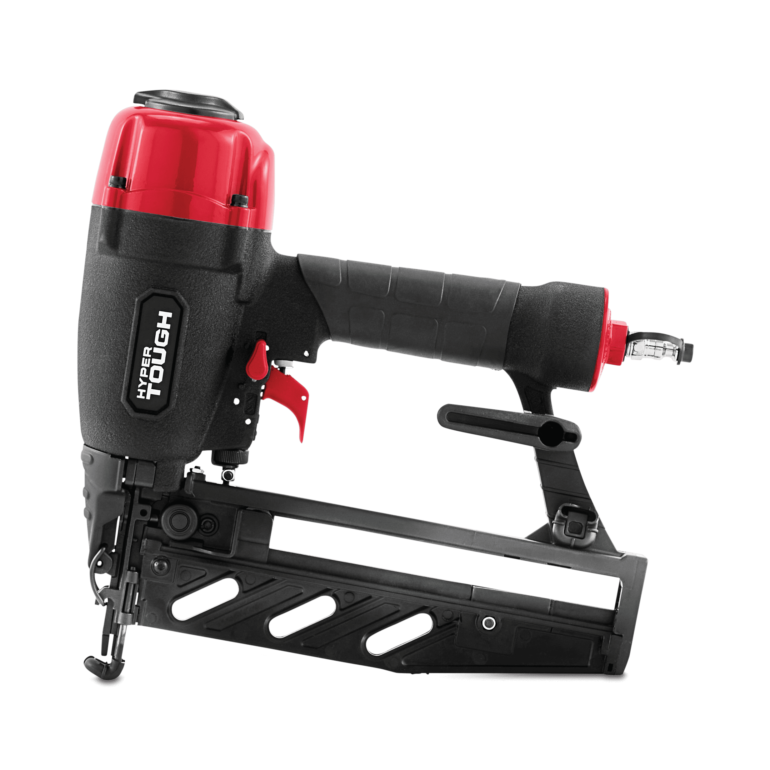 Hyper Tough 16-Gauge Pneumatic Straight Finish Nailer (Black, 2.5 in) b4rtl - Image 2