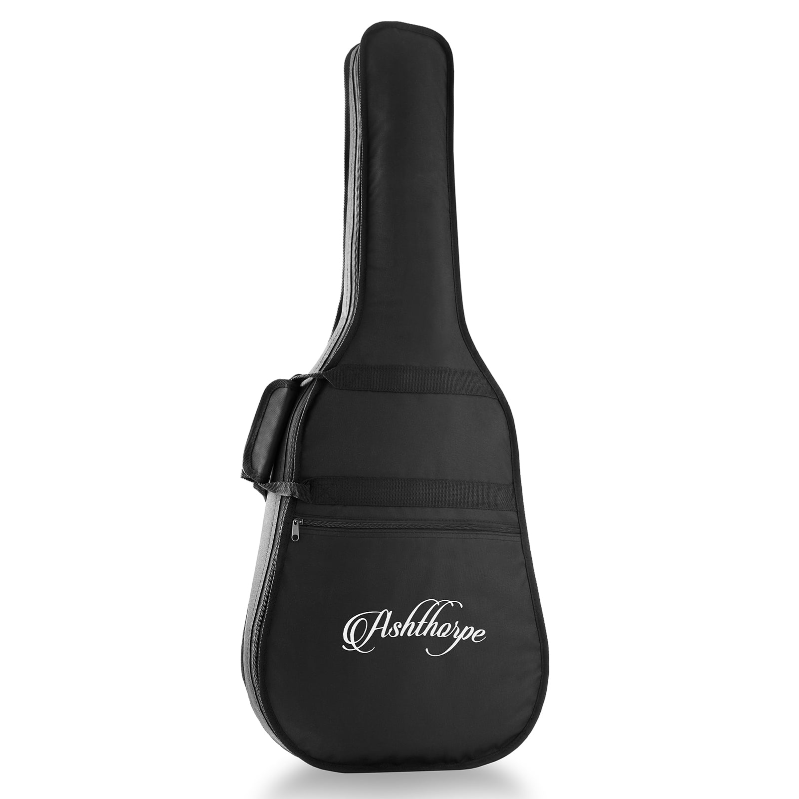 Ashthorpe Full-Size Cutaway Thinline Acoustic Electric Guitar Package (Natural, 41 in) lg92k
