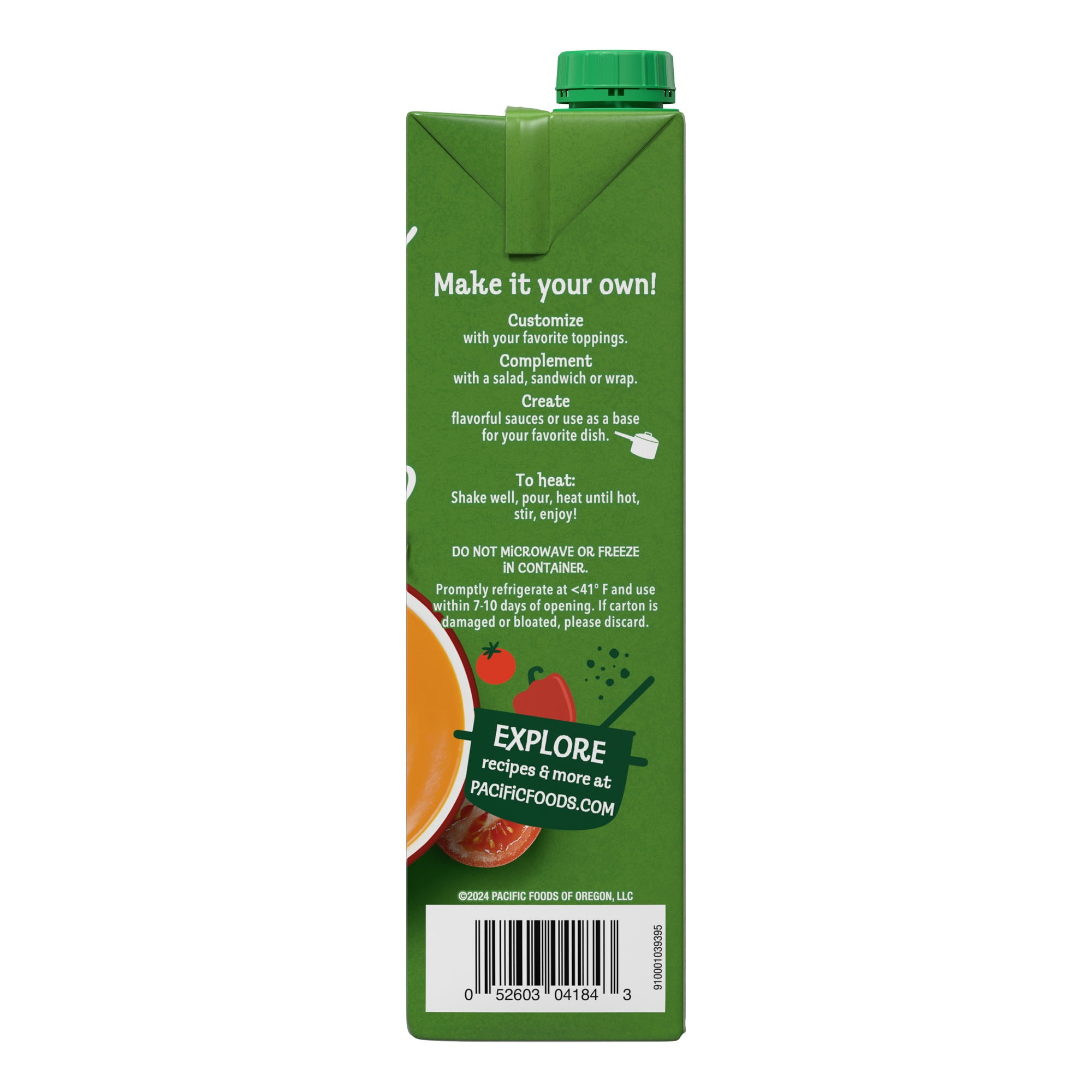 Pacific Foods Organic Roasted Red Pepper and Tomato Soup (Red, 32 oz) tp2rn