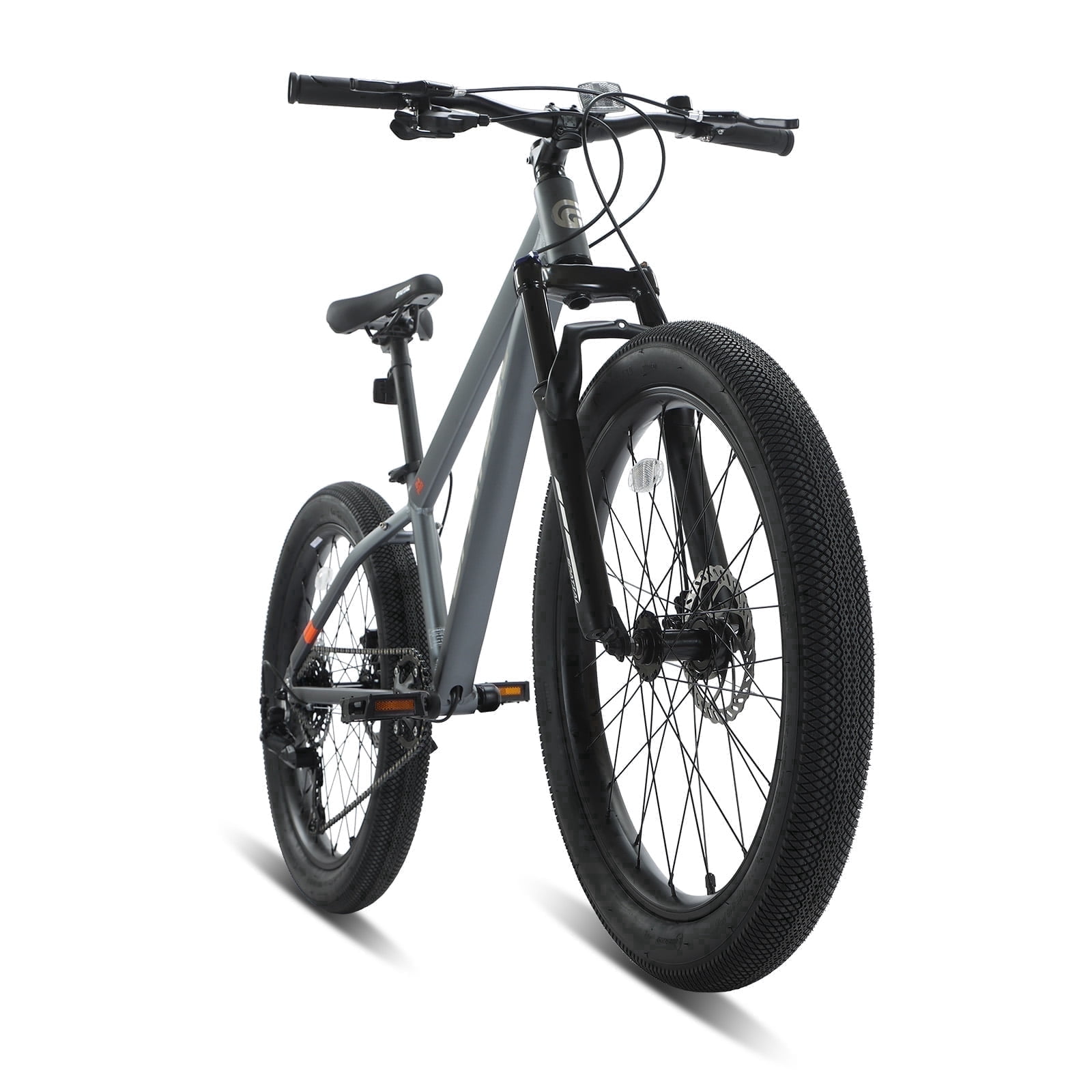 SPATIAL Pro Mountain Bike, All-Terrain Fat Tire Bicycle for Adults and Teens (Grey, 24 in) 3d243