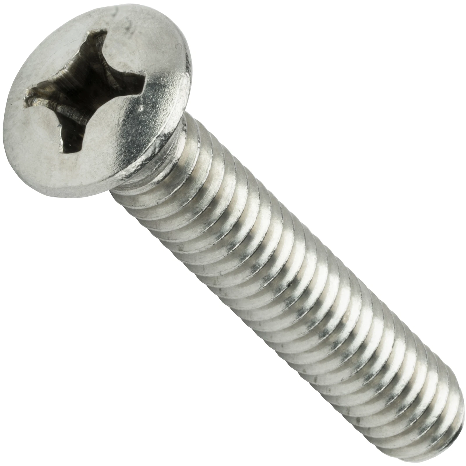 YANI 10-32 x 1-1/4 Phillips Oval Head Machine Screws Stainless Steel 18-8 (Silver, 50 Pack) pkmyc