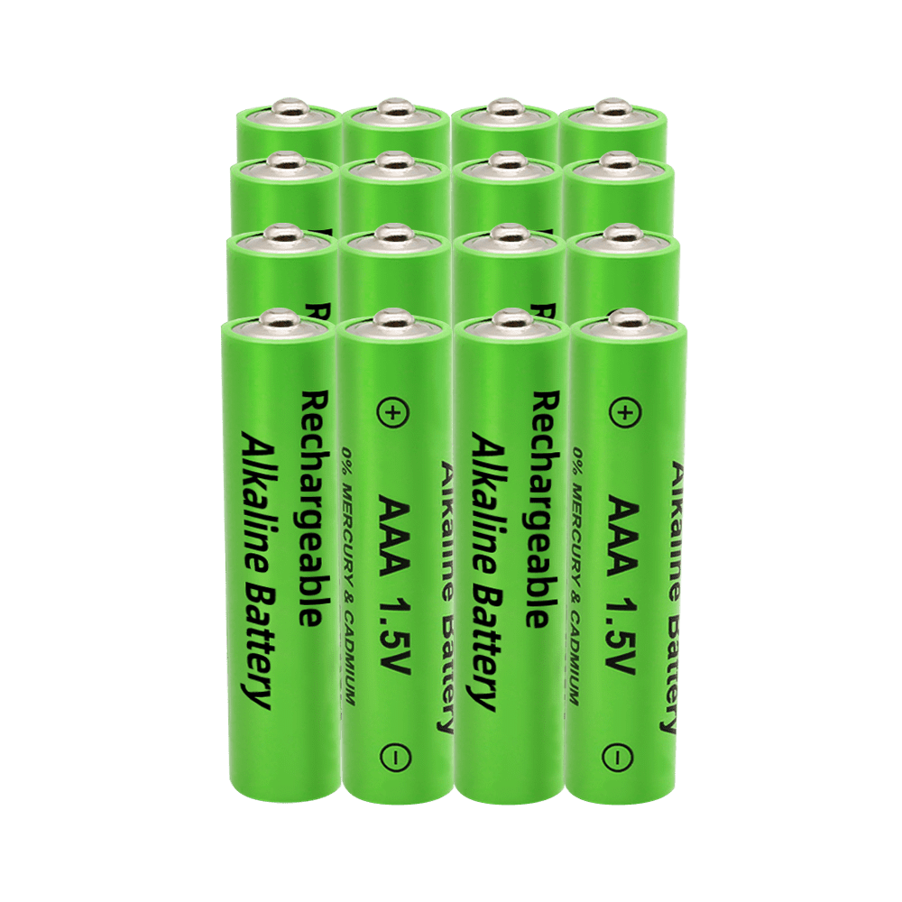 Zengest AAA Rechargeable Batteries (16-Pack, 600mAh) High-Capacity Triple A Power Cells for Household Electronics and Solar Lights tmd2z