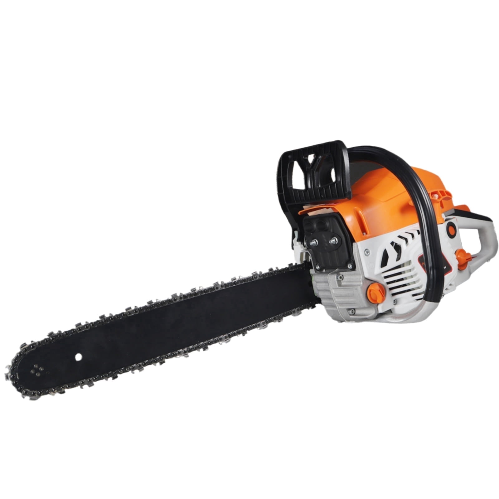 KingFurt 58CC Gas Chainsaw, 18 Inch Power Chainsaw for Tree Cutting and Landscaping (Orange, 18 in) ntz1k
