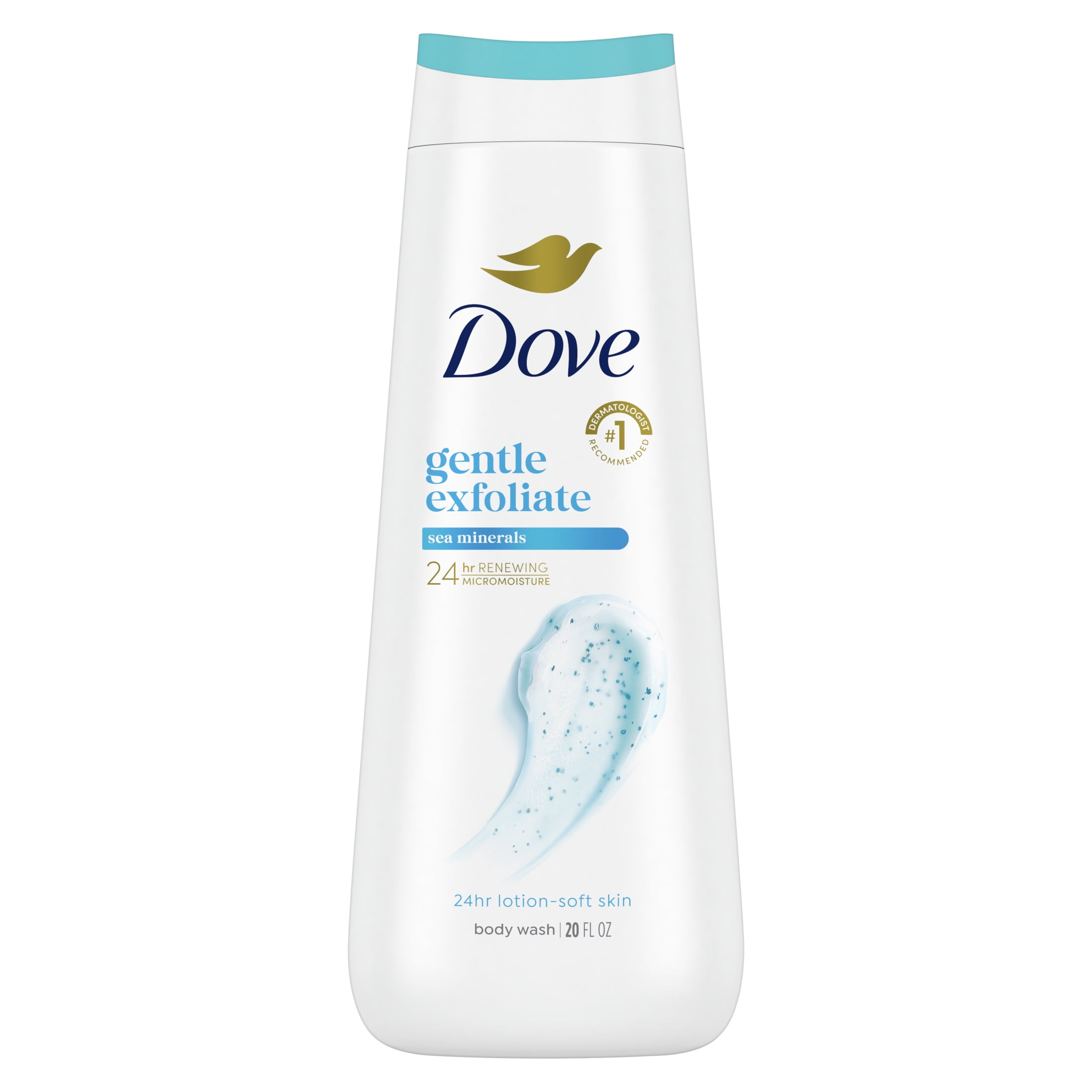 Dove Gentle Exfoliating Body Wash with Sea Minerals for Soft Skin (20 oz) 66ttx