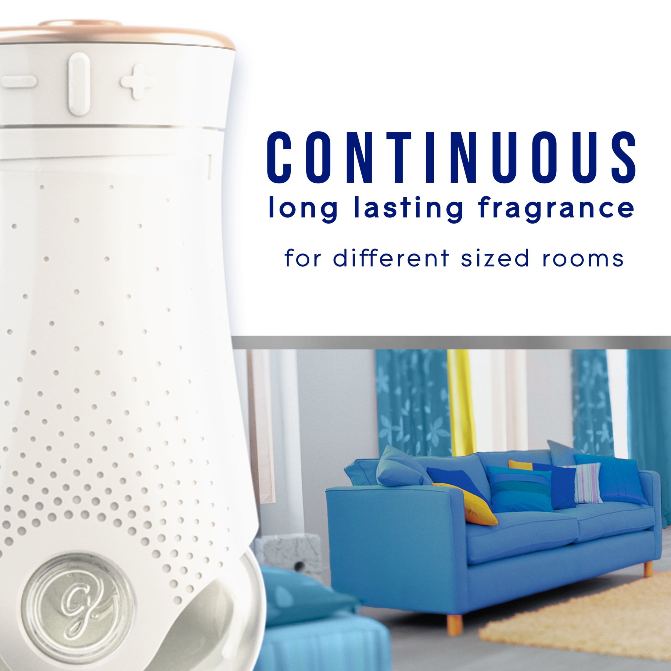 Glade PlugIns Scented Oil Air Freshener Refills, Sea Mist & Cypress, Long-Lasting Fragrance (5 Pack, 0.67 fl oz Each) mzgiy