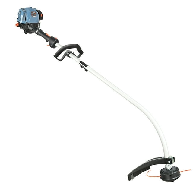 Senix 26.5cc 4-Cycle Gas String Trimmer, 17.7 in Cutting Width, Curved Shaft Weed Eater (11.3 lb) xmgv6