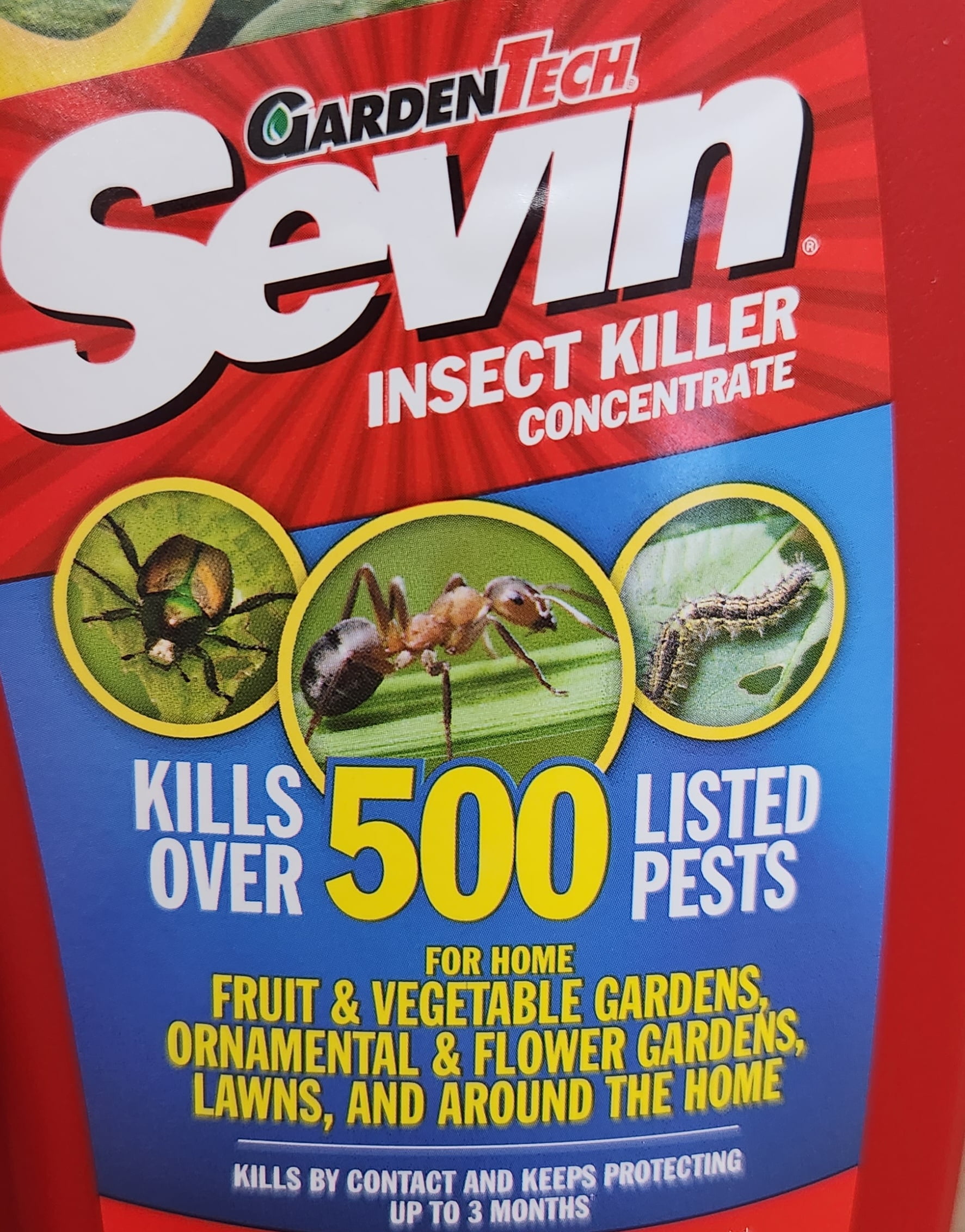 Sevin Insect Killer Concentrate for Lawns and Gardens (16 oz) lkigp
