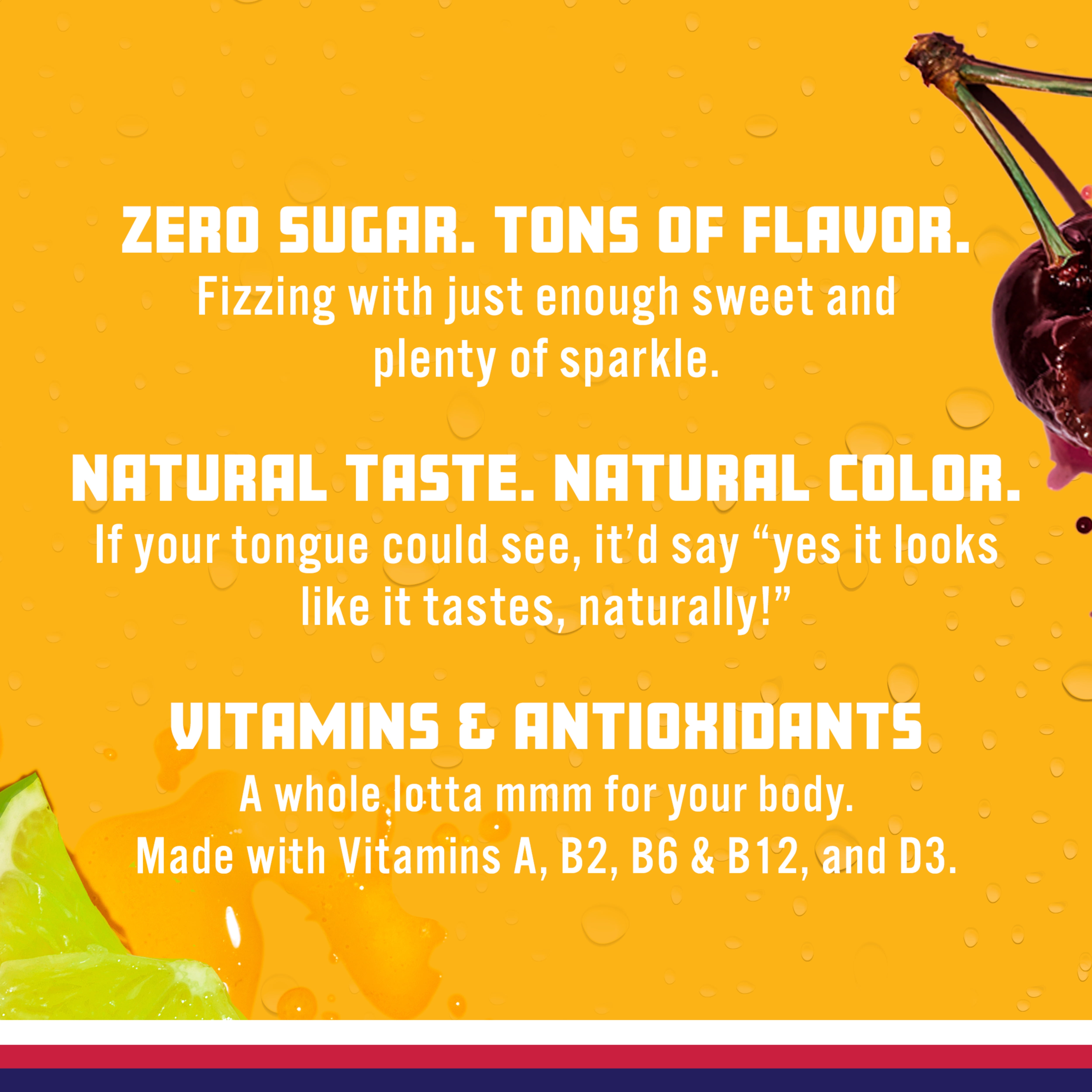 Sparkling Ice Naturally Flavored Sparkling Water, Zero Sugar Refreshing Beverage (Cherry Limeade, 17 fl oz) yi0a6