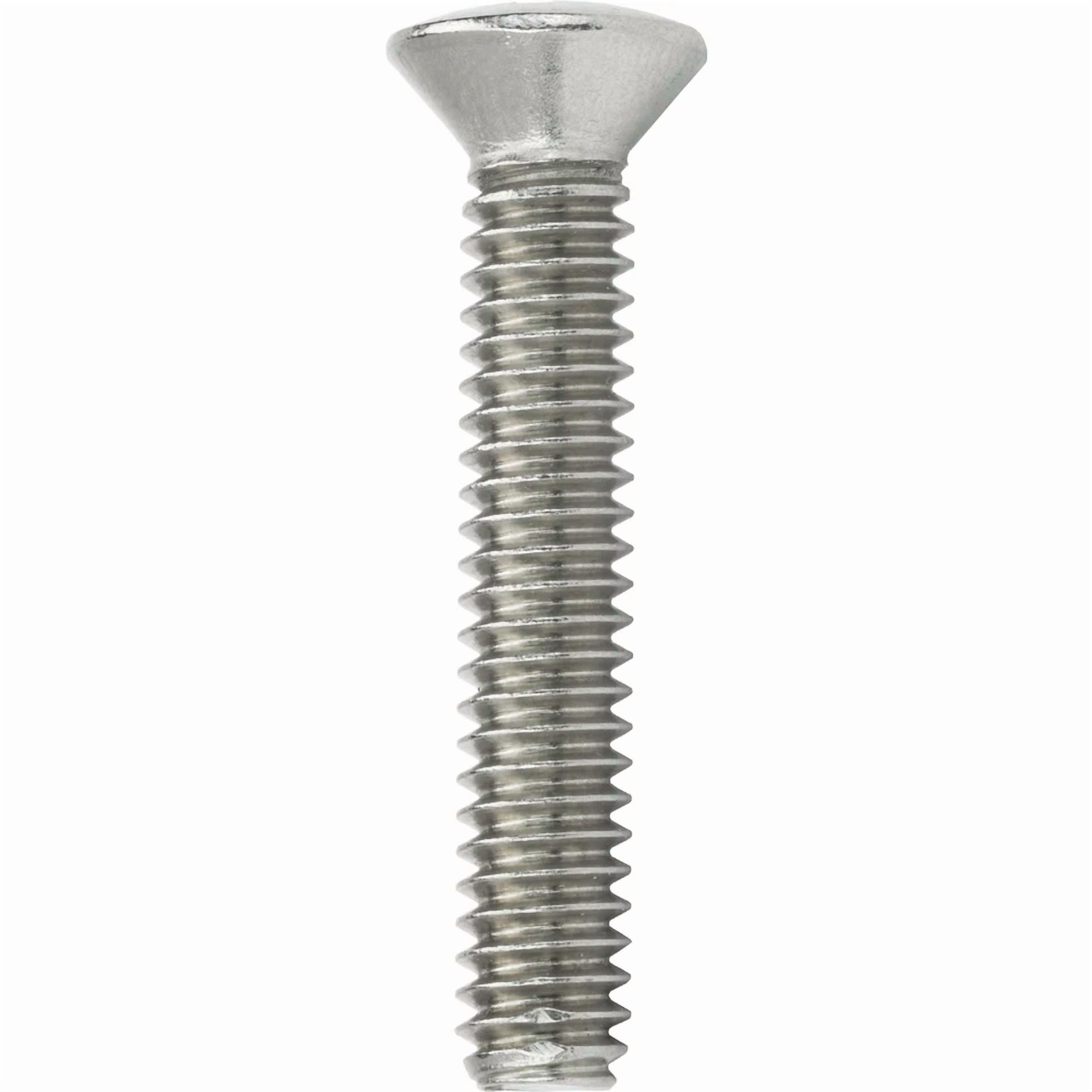 YANI 10-32 x 1-1/4 Phillips Oval Head Machine Screws Stainless Steel 18-8 (Silver, 50 Pack) pkmyc