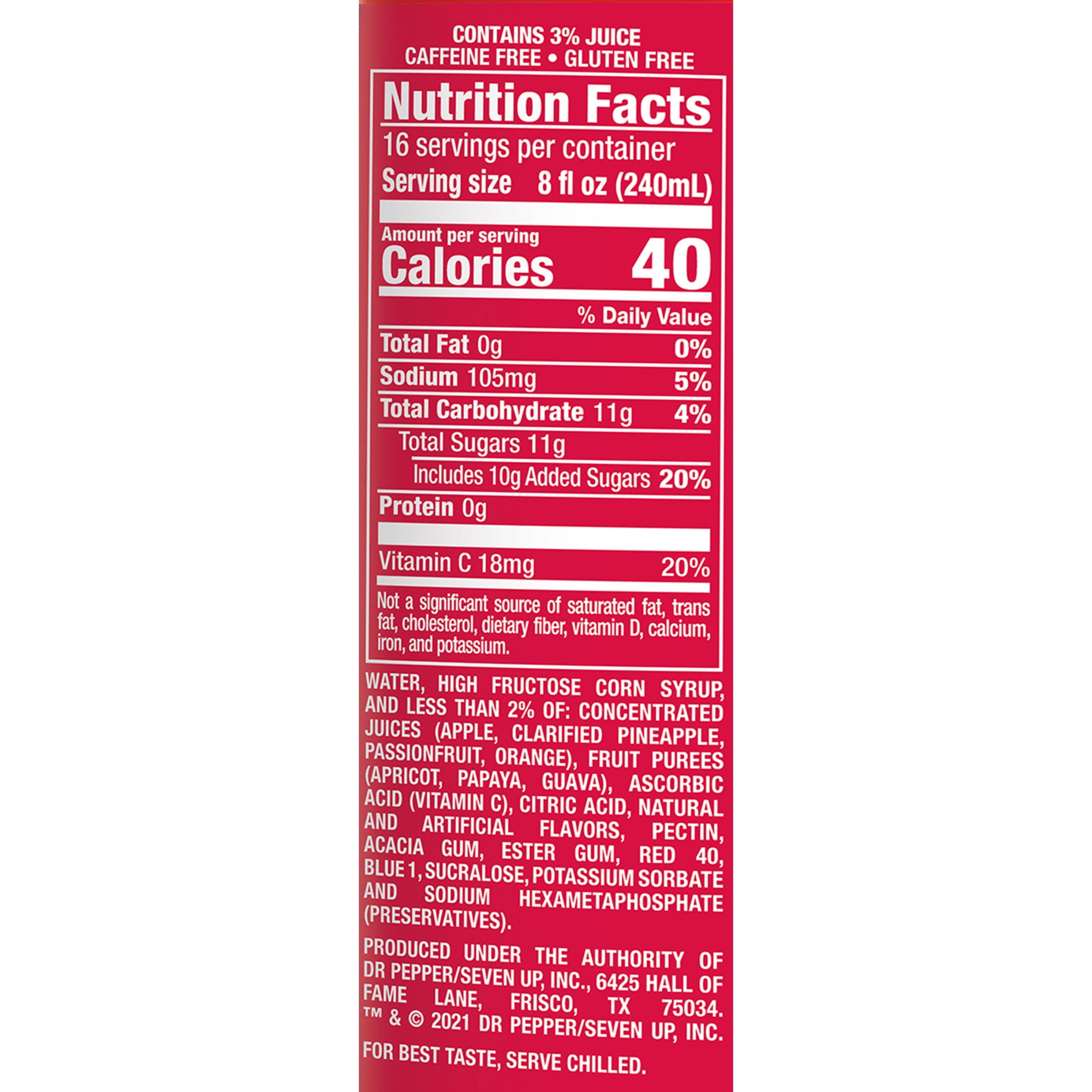 Hawaiian Punch Fruit Juicy Red Fruit Drink (Red, 128 fl oz) u4swt