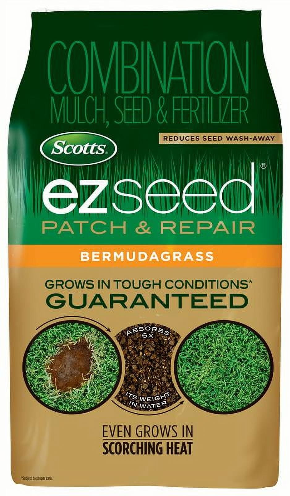 Scotts EZ Seed Patch & Repair Bermudagrass Lawn Grass Seed Mix (10 lb) 5dgxr