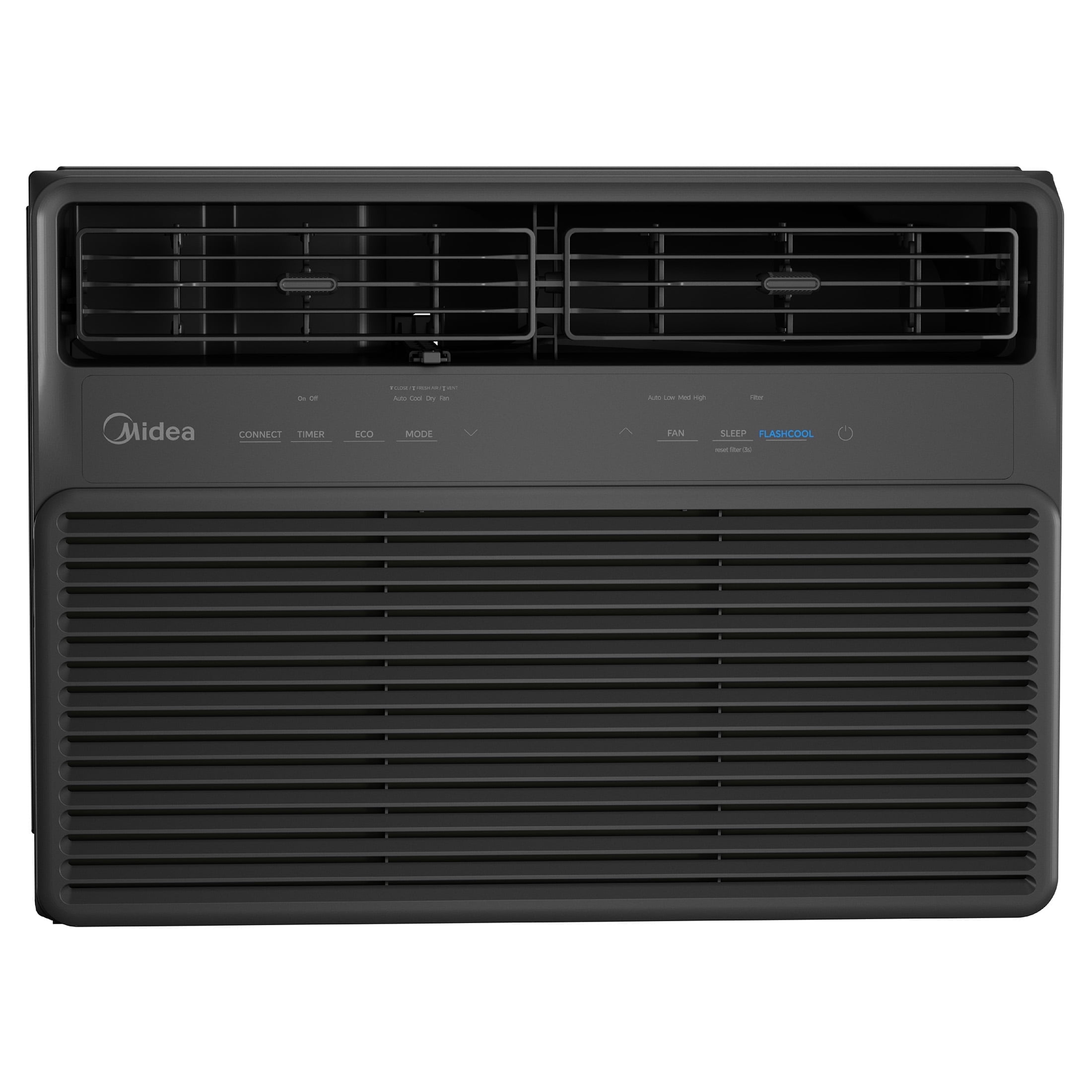 Midea 12,000 BTU Smart Inverter Window Air Conditioner, Quiet Cooling for Rooms Up to 550 sq ft, Wi-Fi Enabled (Black, 51 lb) 517cf