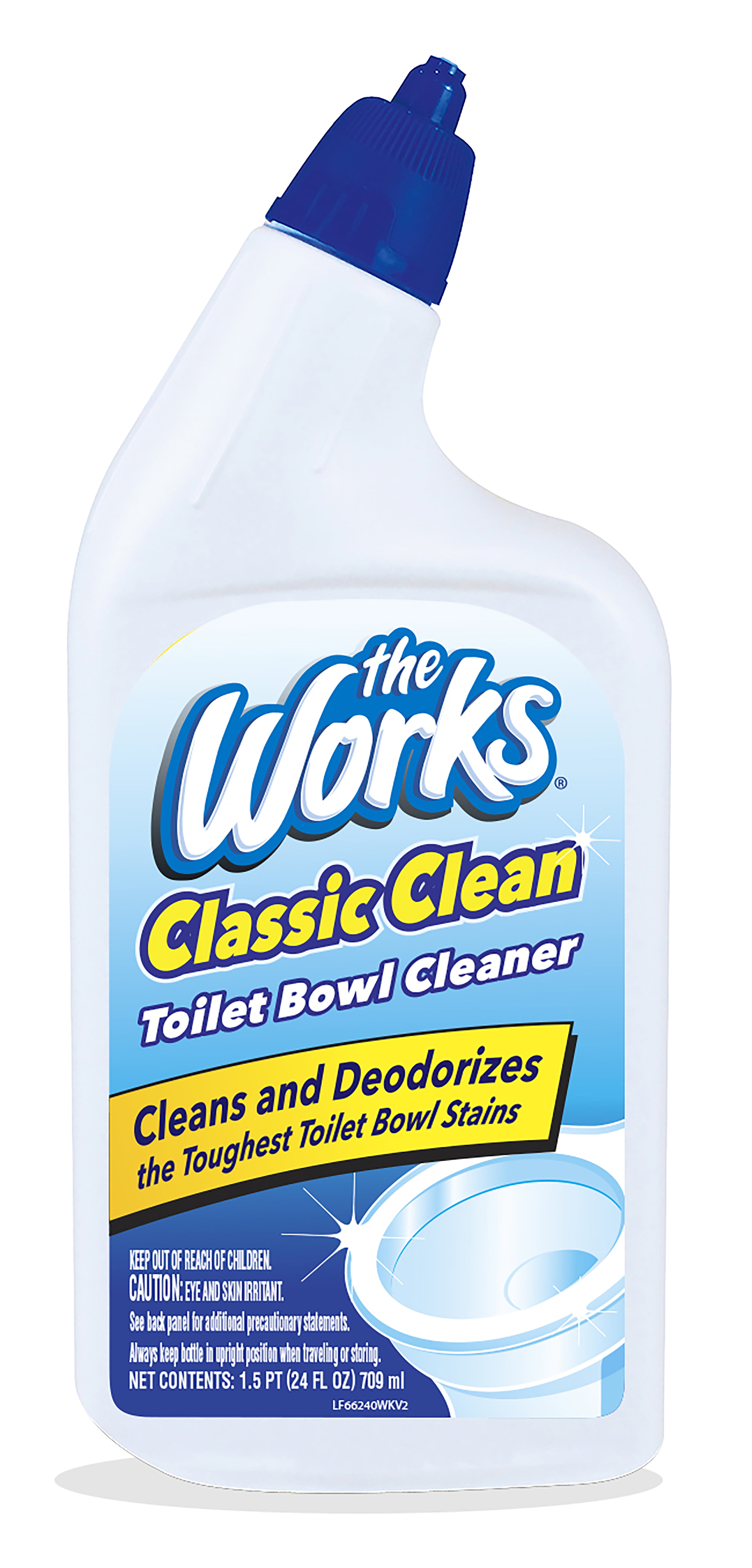 The Works Classic Clean Liquid Toilet Bowl Cleaner (24 fl oz) u0l6d
