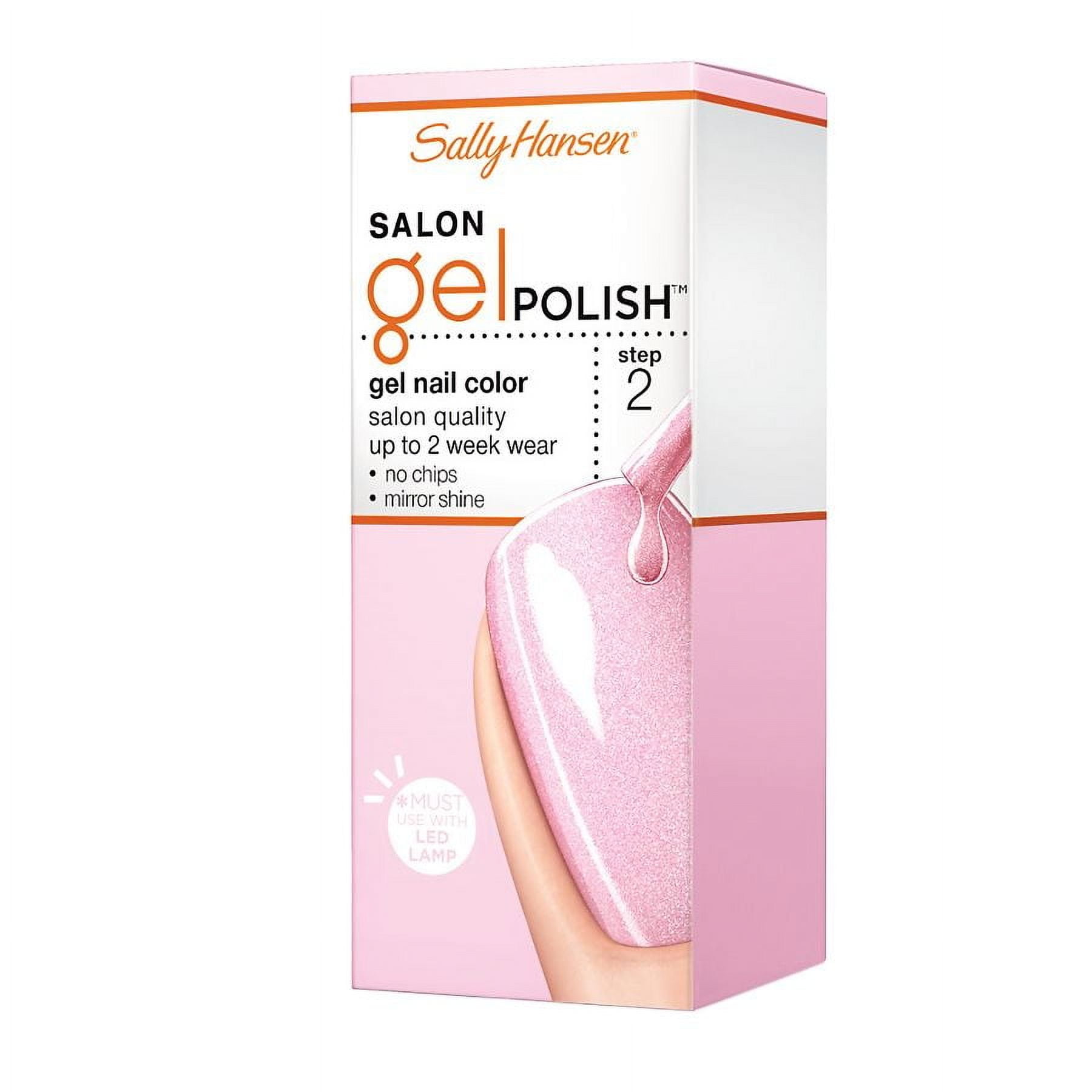 Sally Hansen Salon Gel Polish Long-Lasting Chip-Resistant Nail Color (Pink, 0.25 oz) wyubt