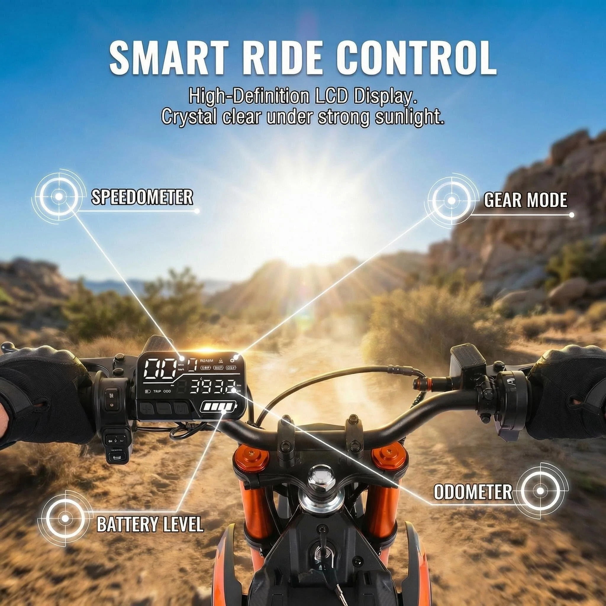 JVV V7 Electric Dirt Bike, High-Performance 3000W Mid-Drive Motor, Off-Road Trail Riding (Black, 48V 20.8Ah Battery) d7c4j
