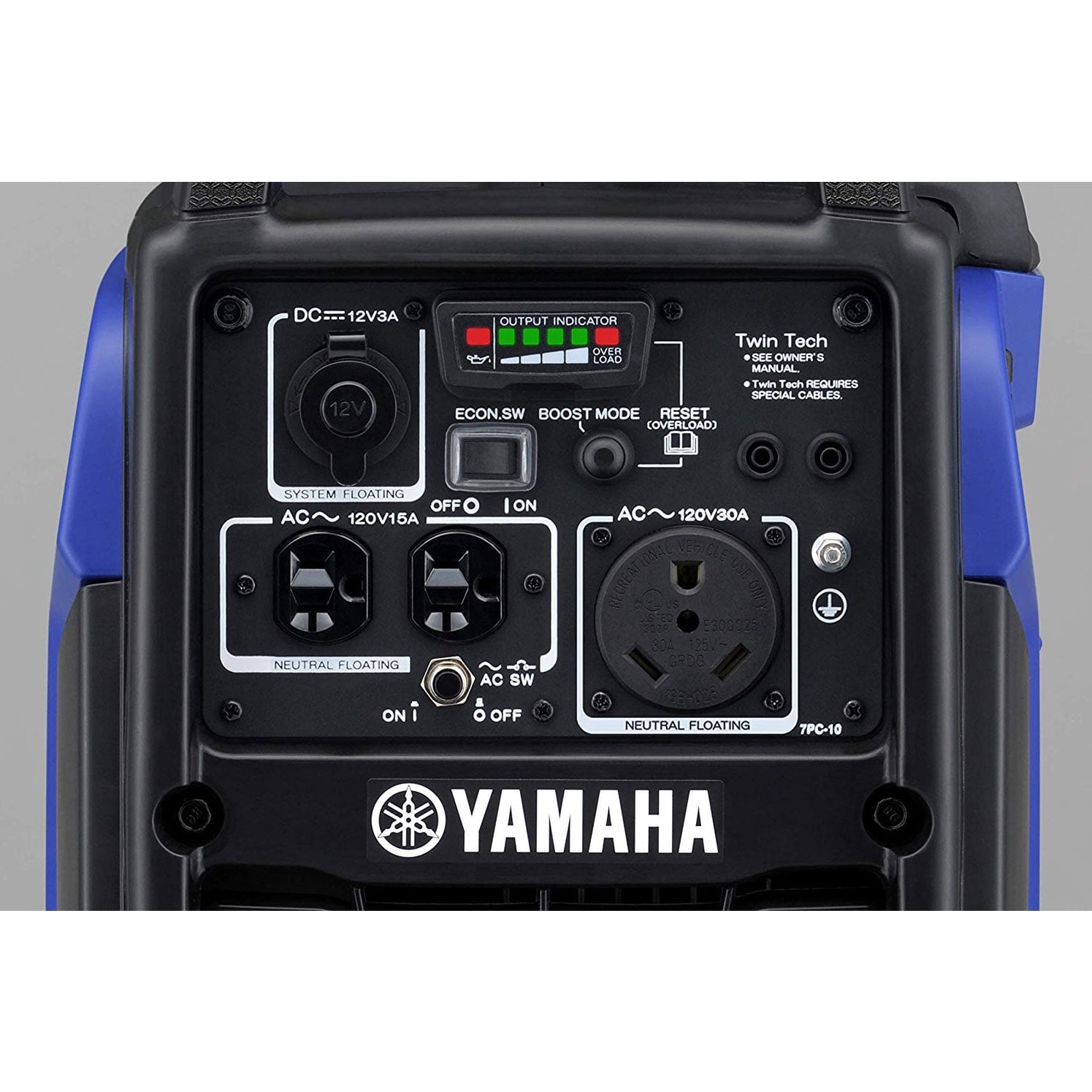 Yamaha EF2200iS Portable Inverter Generator, Super Quiet Power Station for RV and Camping (Blue, 2200 Watt) rnc9o