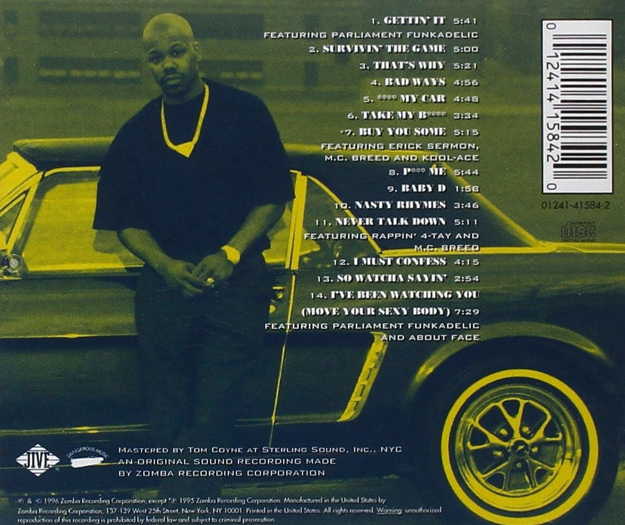 Jive Too Short Gettin It Album Number 10 Audio CD (1 Disc) 6hg51