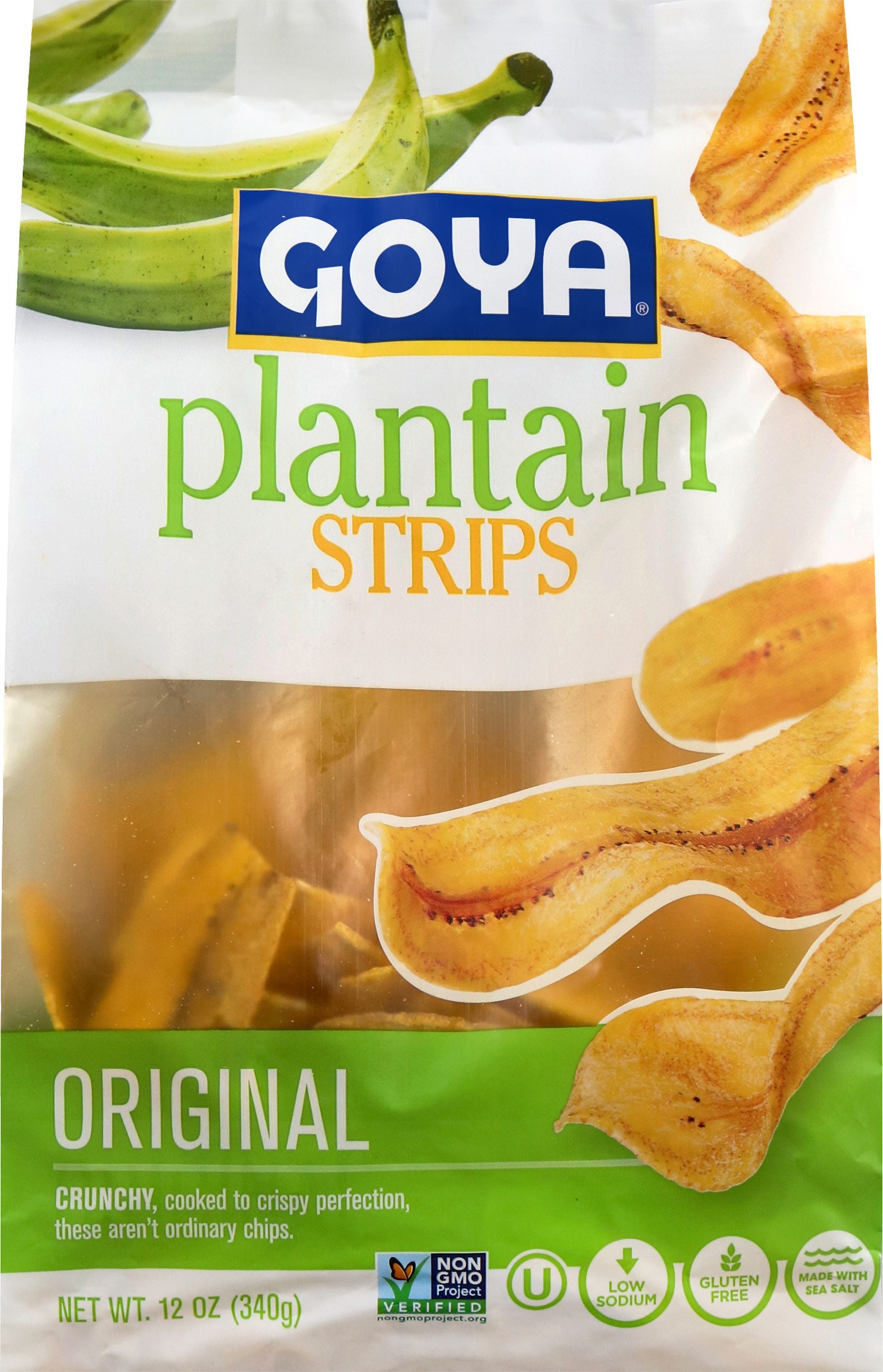 Goya Plantain Strips, Crispy Savory Snack, Non-GMO & Gluten Free (12 oz) zfp8v